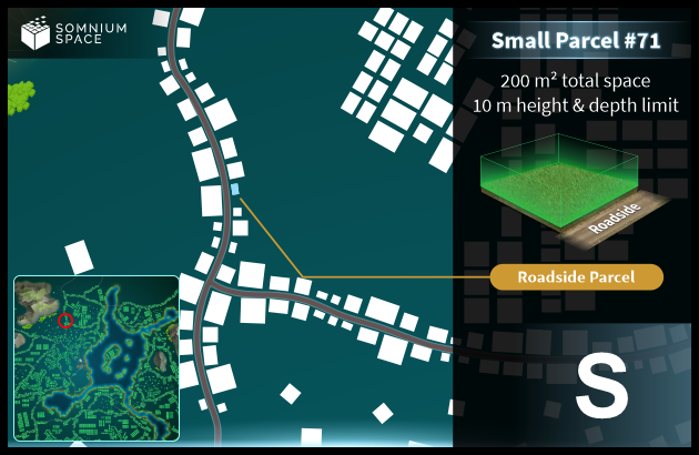 Small #71 (S) parcel in Somnium Space 