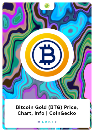 Bitcoin Gold (BTG) Price, Chart, Info | CoinGecko