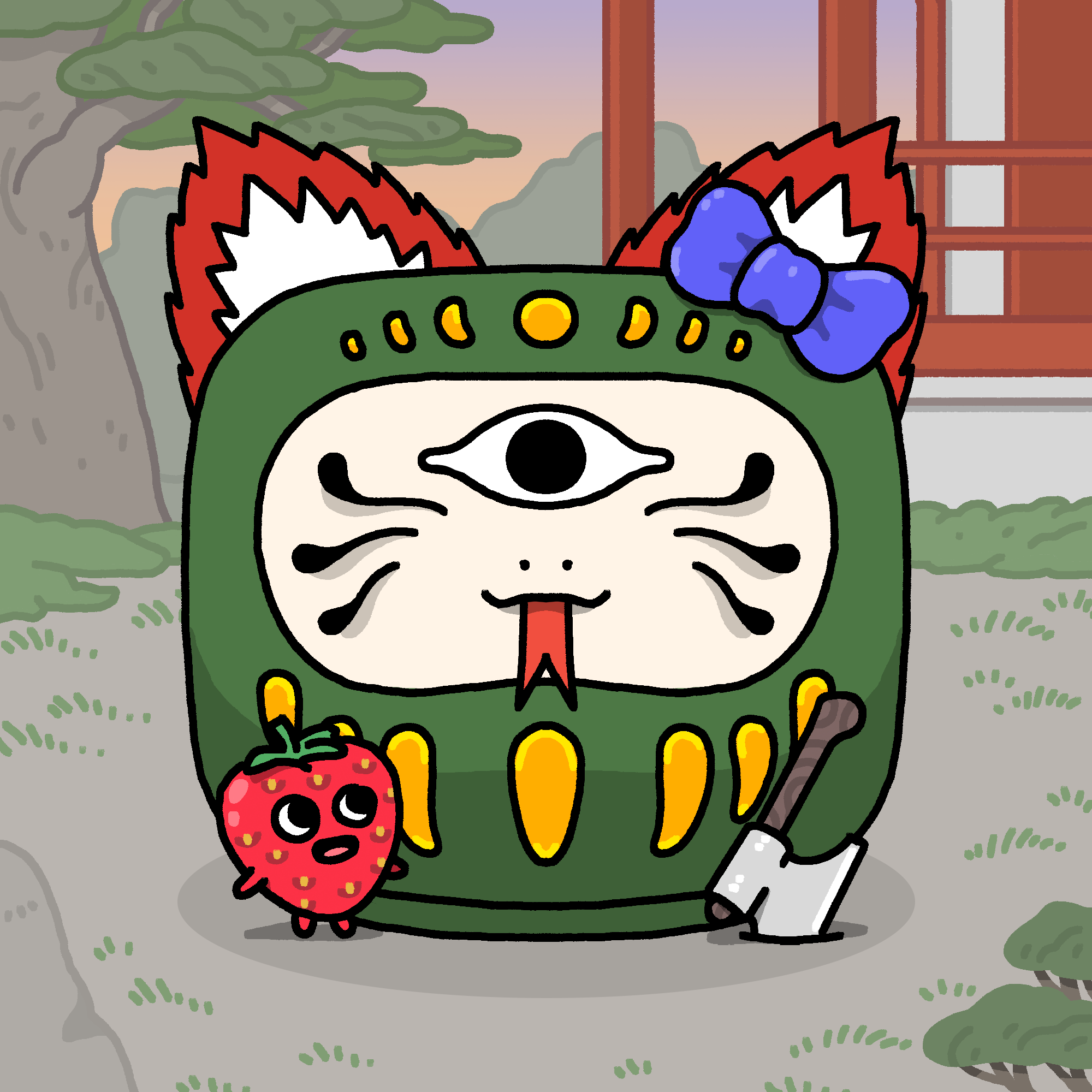 Neko Daruma #40