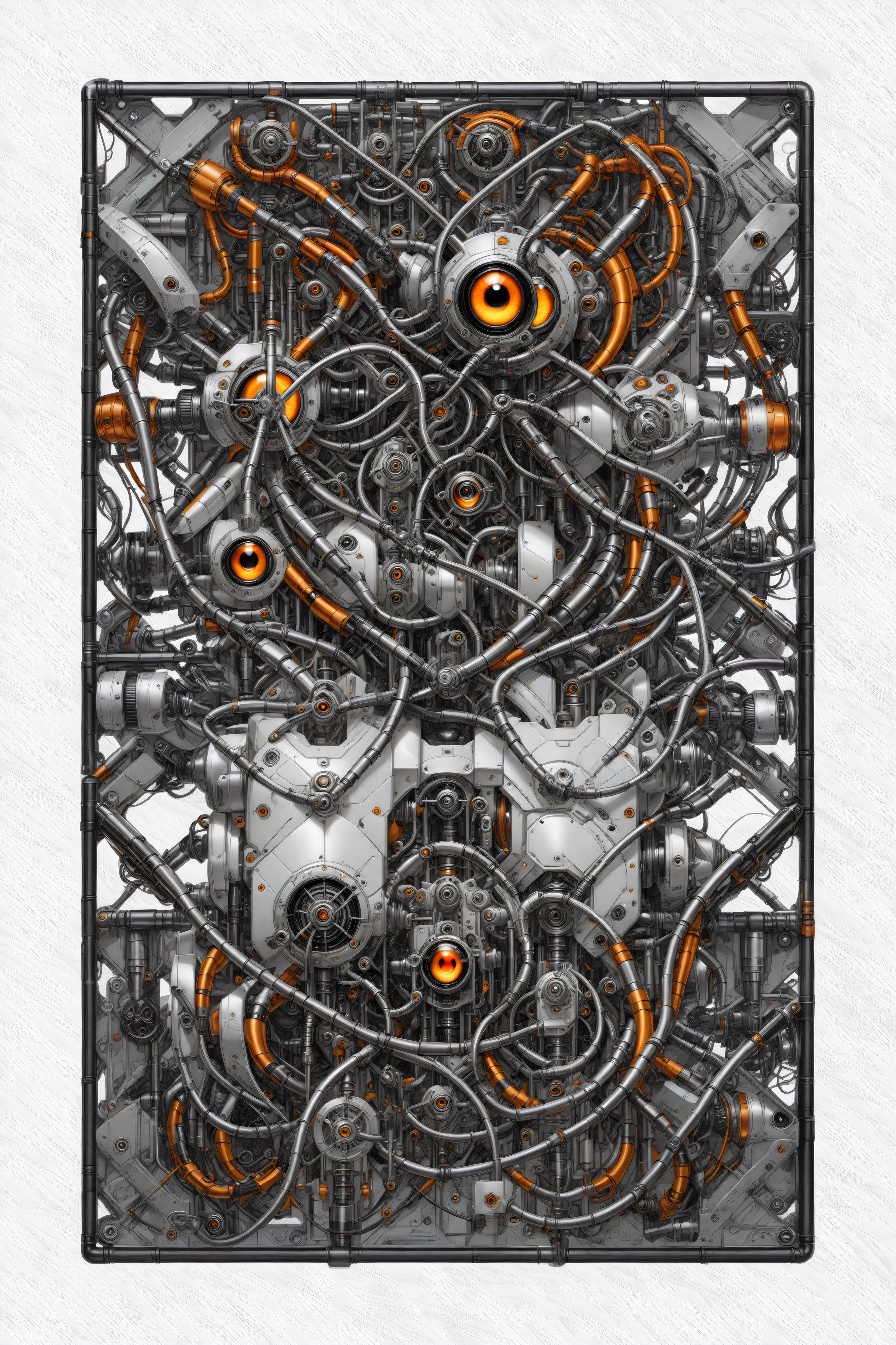 UBK #124 Orange Insects