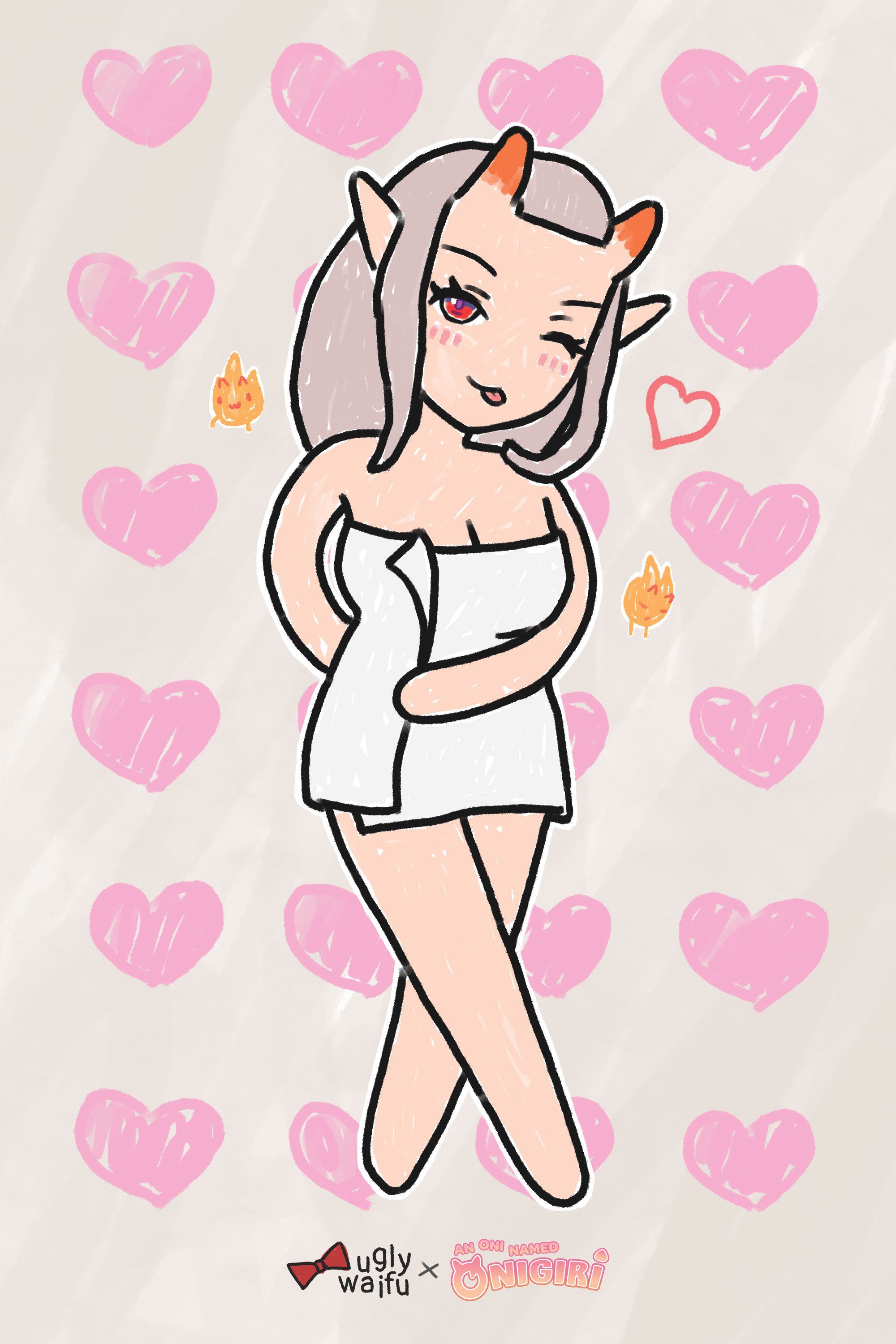 Onigiri Bath Towel