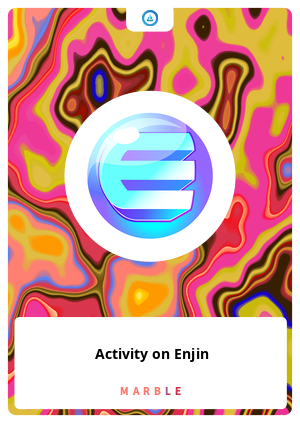 Activity on Enjin 