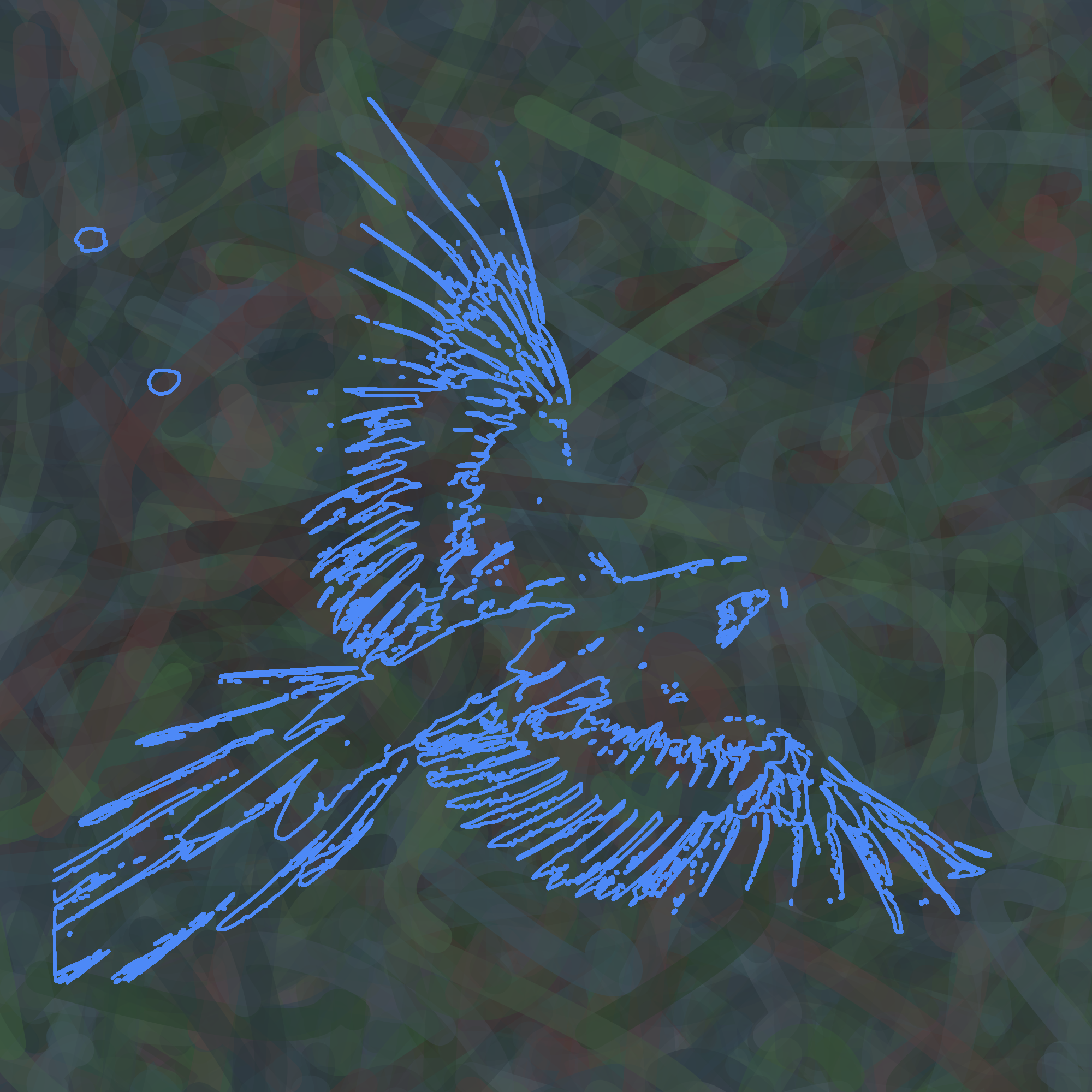 Ash Blue Bird