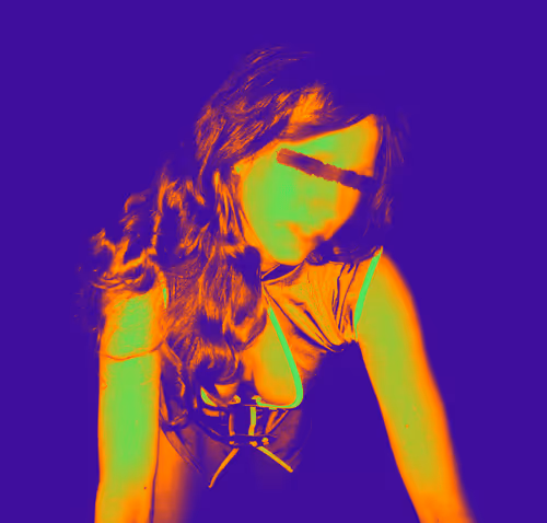 Shych1vette coming for you, blue, red ,yellow