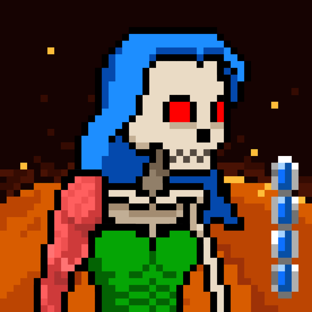 Ordinal Ladies Skull #2725