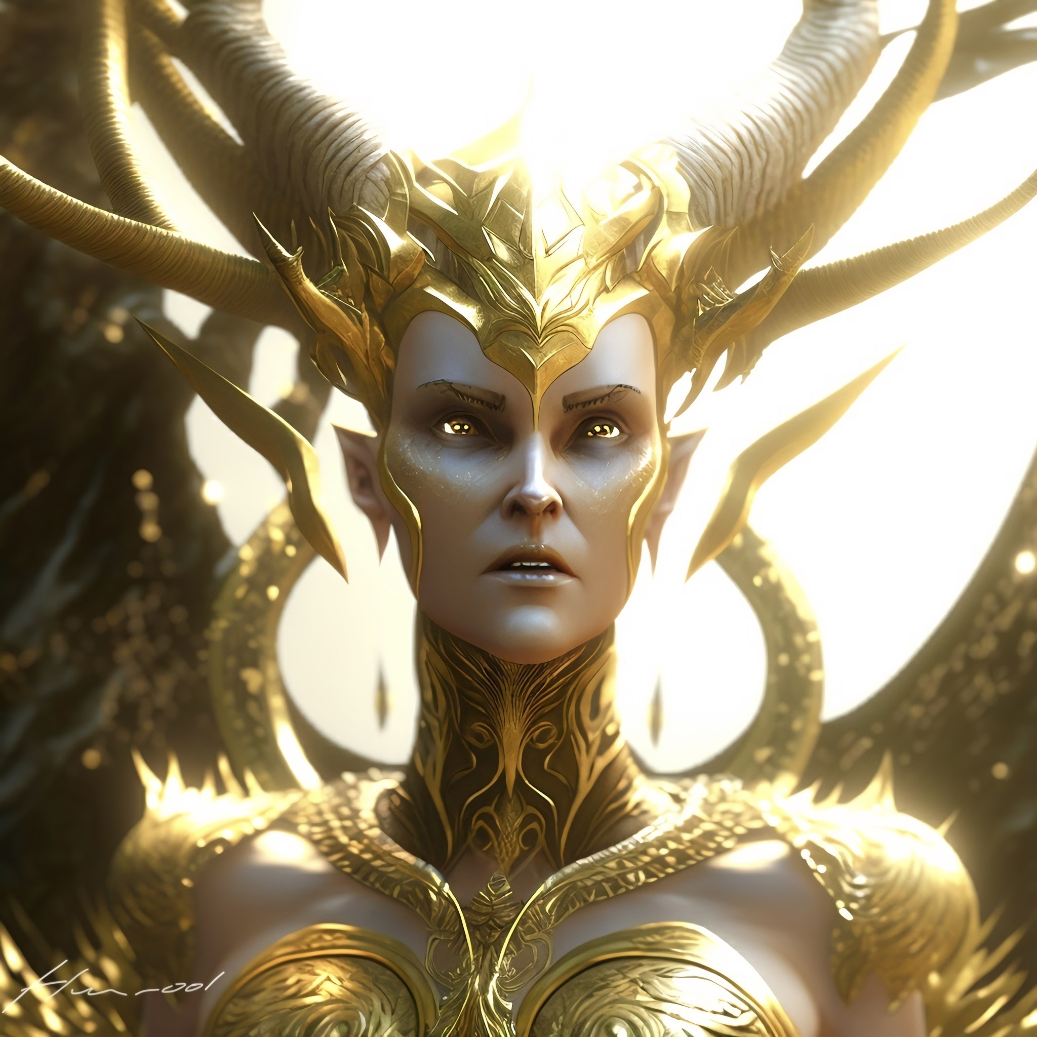 Ahazel Demon of Light #135/500