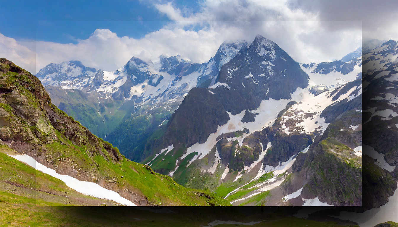 Mountains and Drop Shadows #22