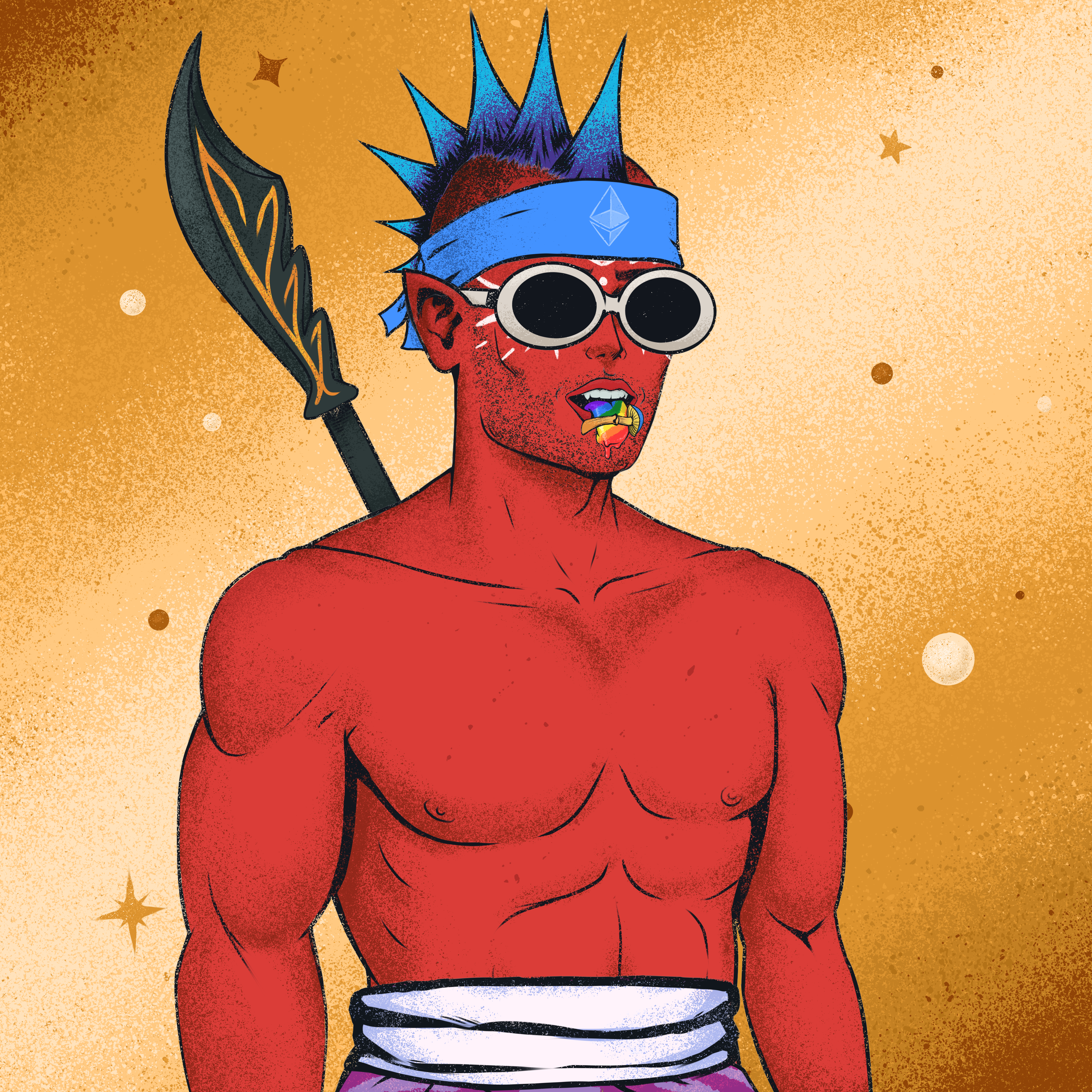 Tie Dye Ninja #7279