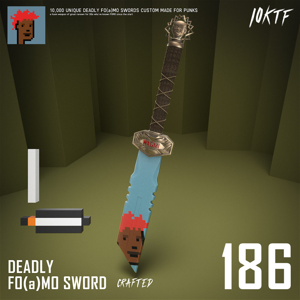 Punk Deadly FO(a)MO Sword #186