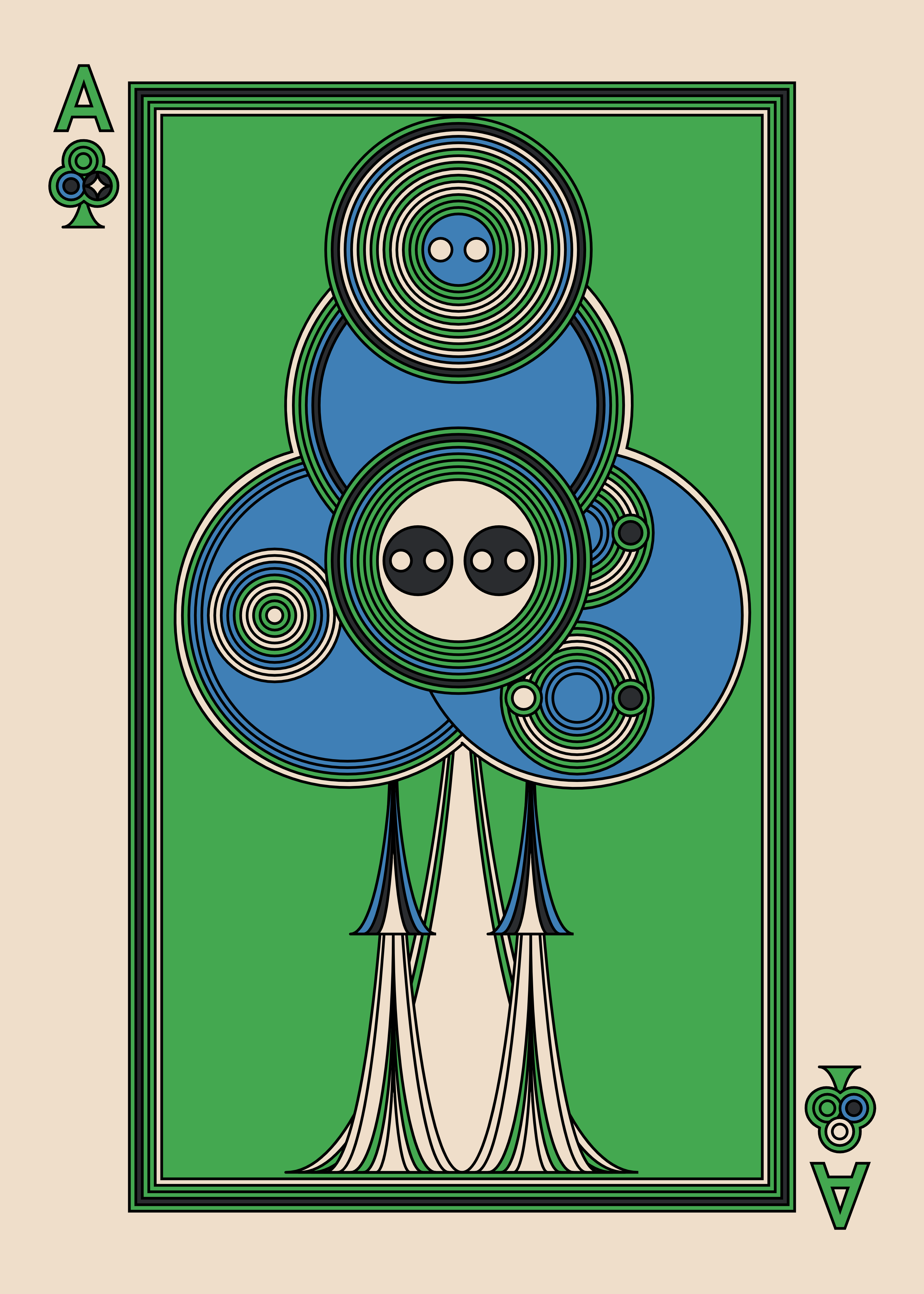 Ace of Clubs Dark