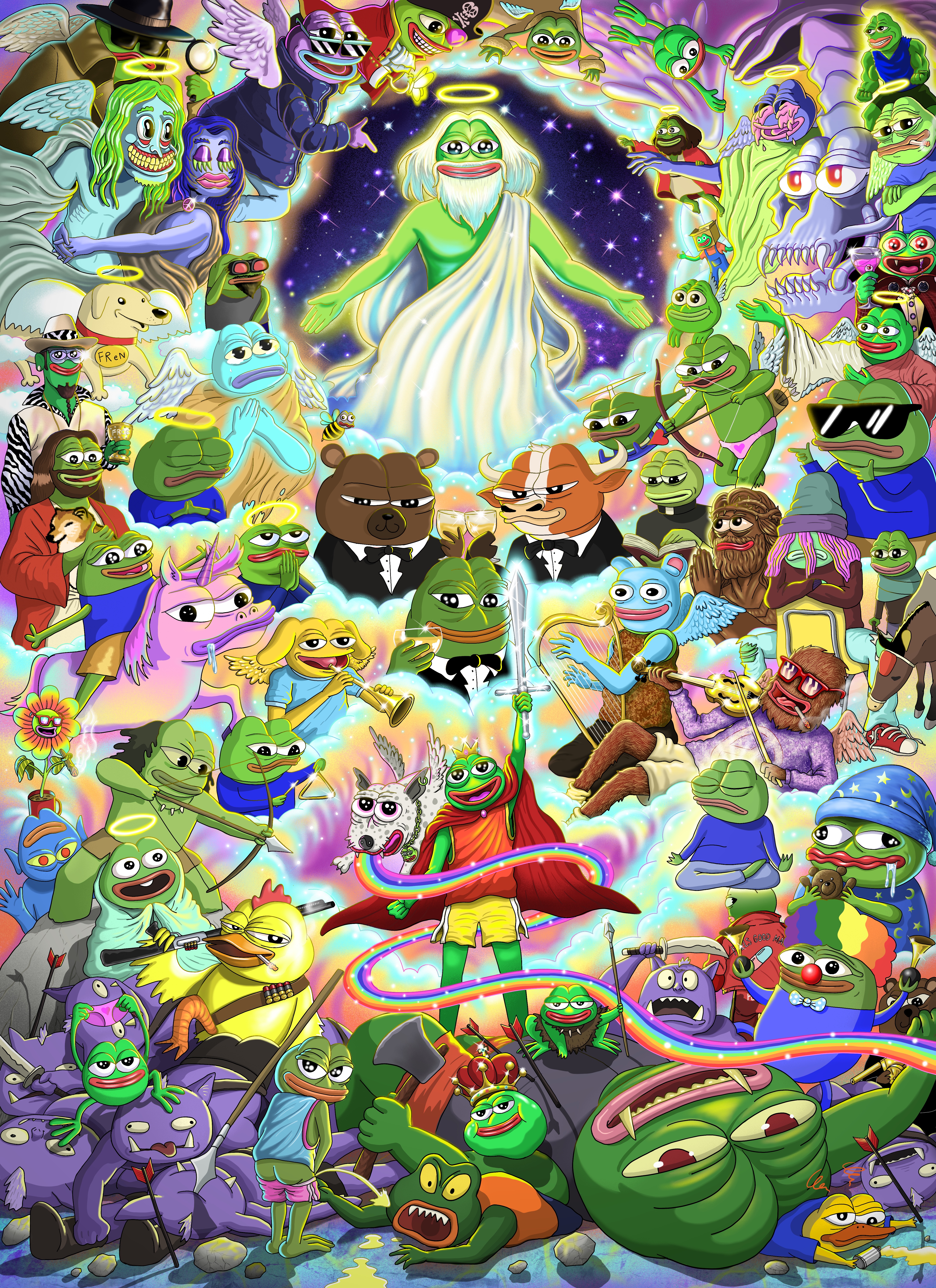 GOD BLESS THE FROG