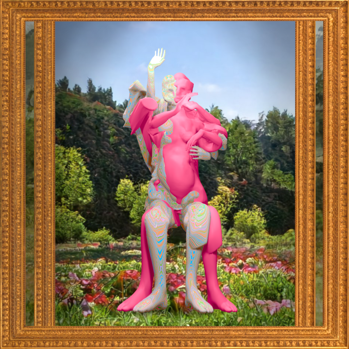 Average Joe in a pink suit