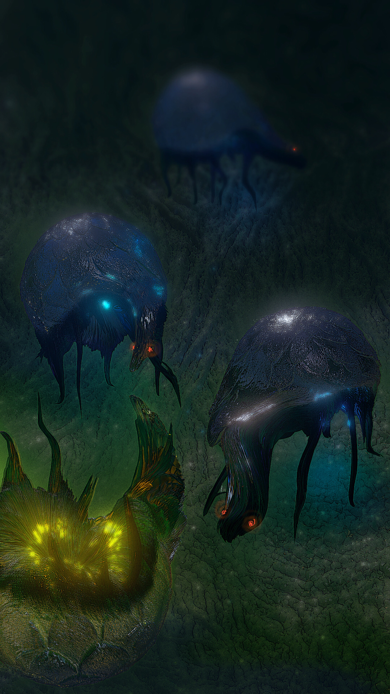 The unknown of death is like a light in an shadow world.
