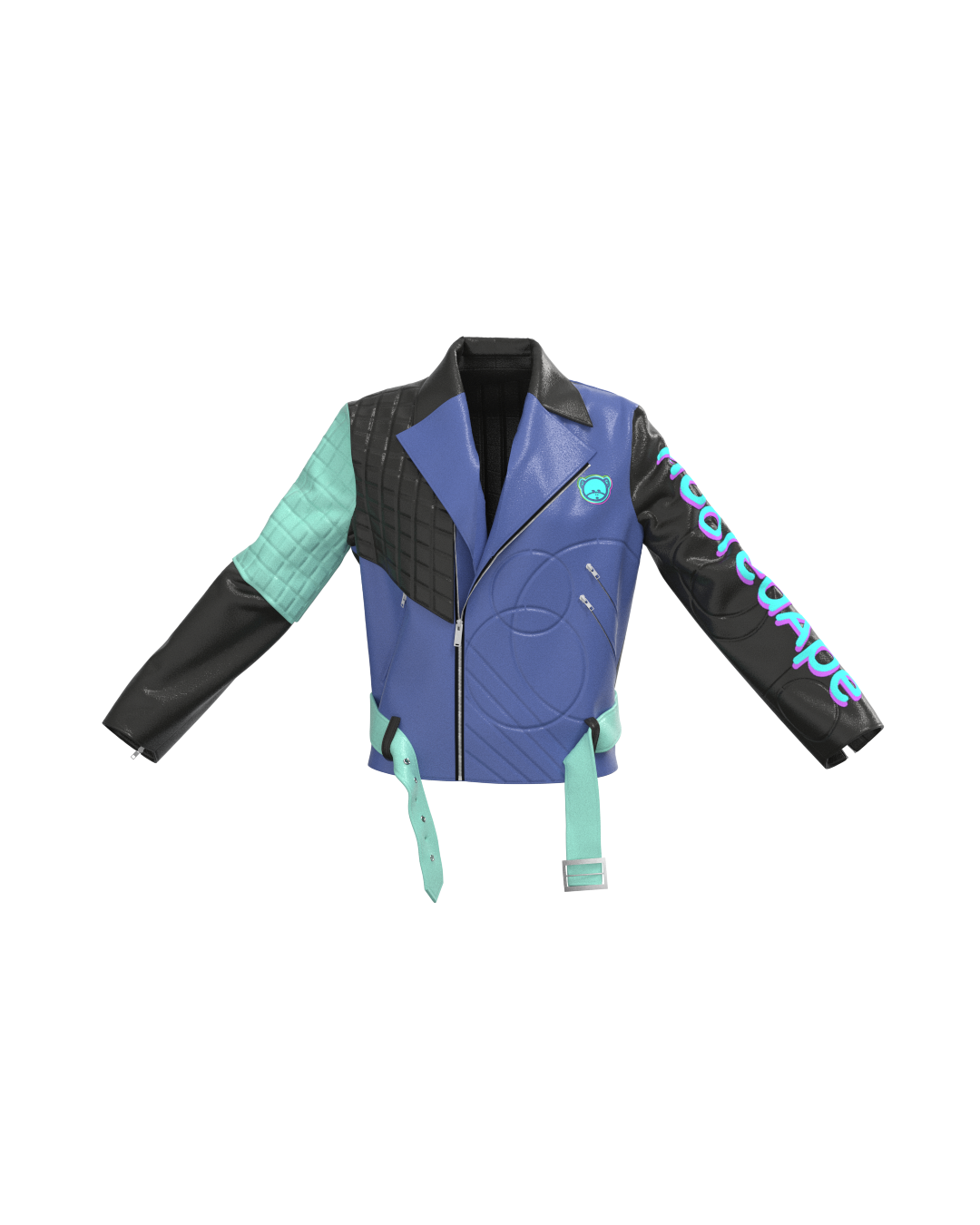 Pebbled Light Leather Jacket
