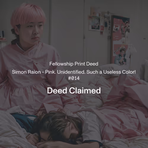 Pink. Unidentified. Such a Useless Color! #14