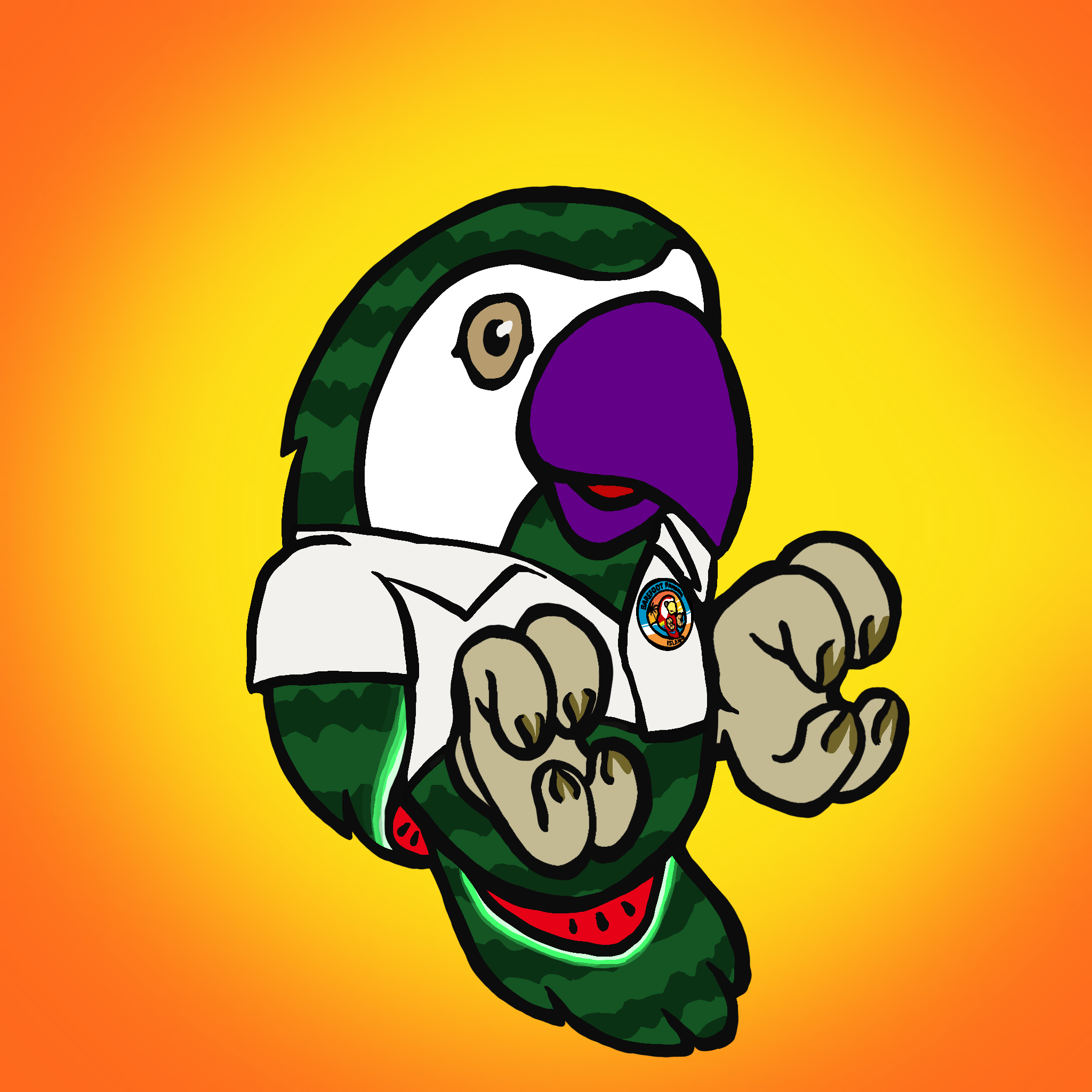 Barefoot Parrots #1383