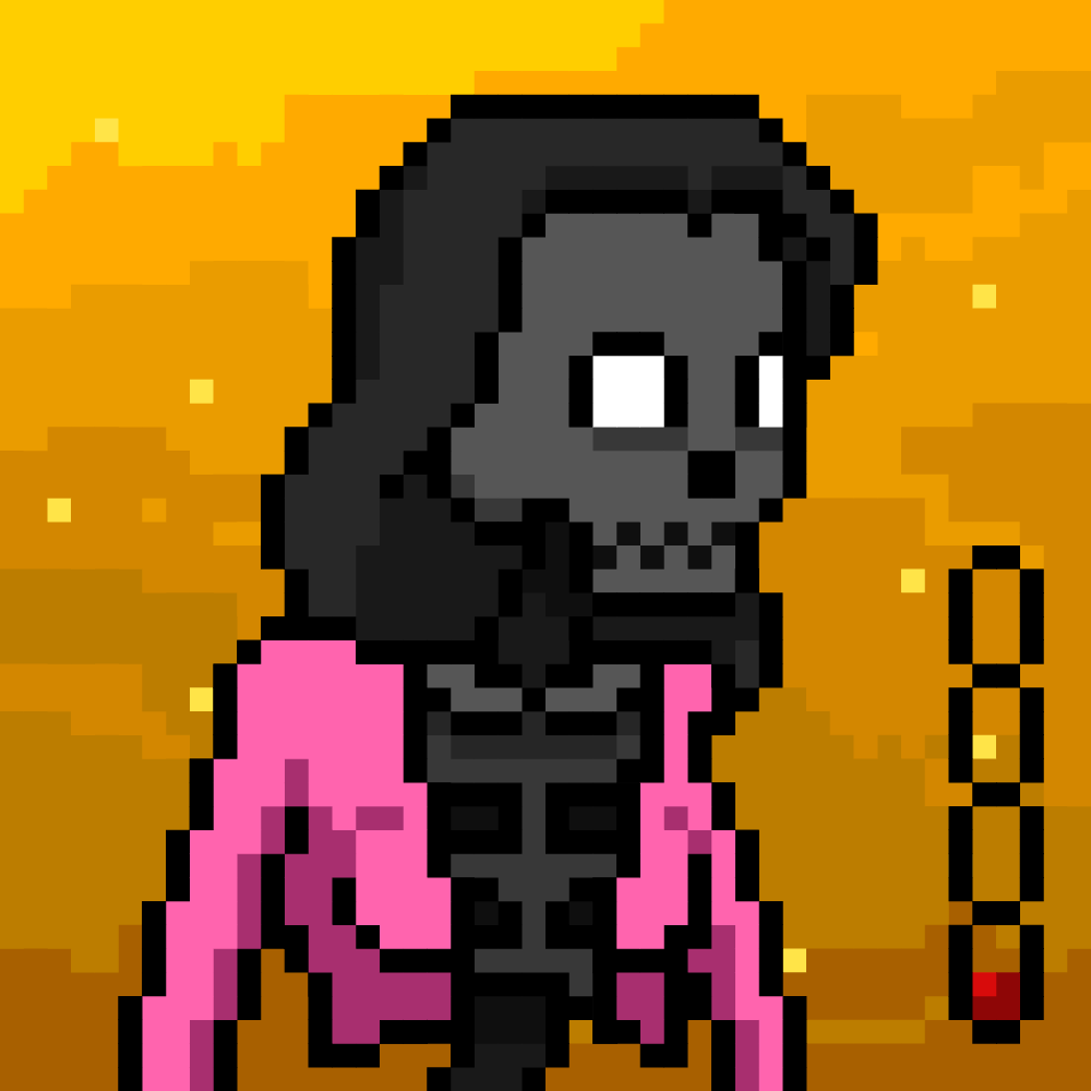 Ordinal Ladies Skull #2732