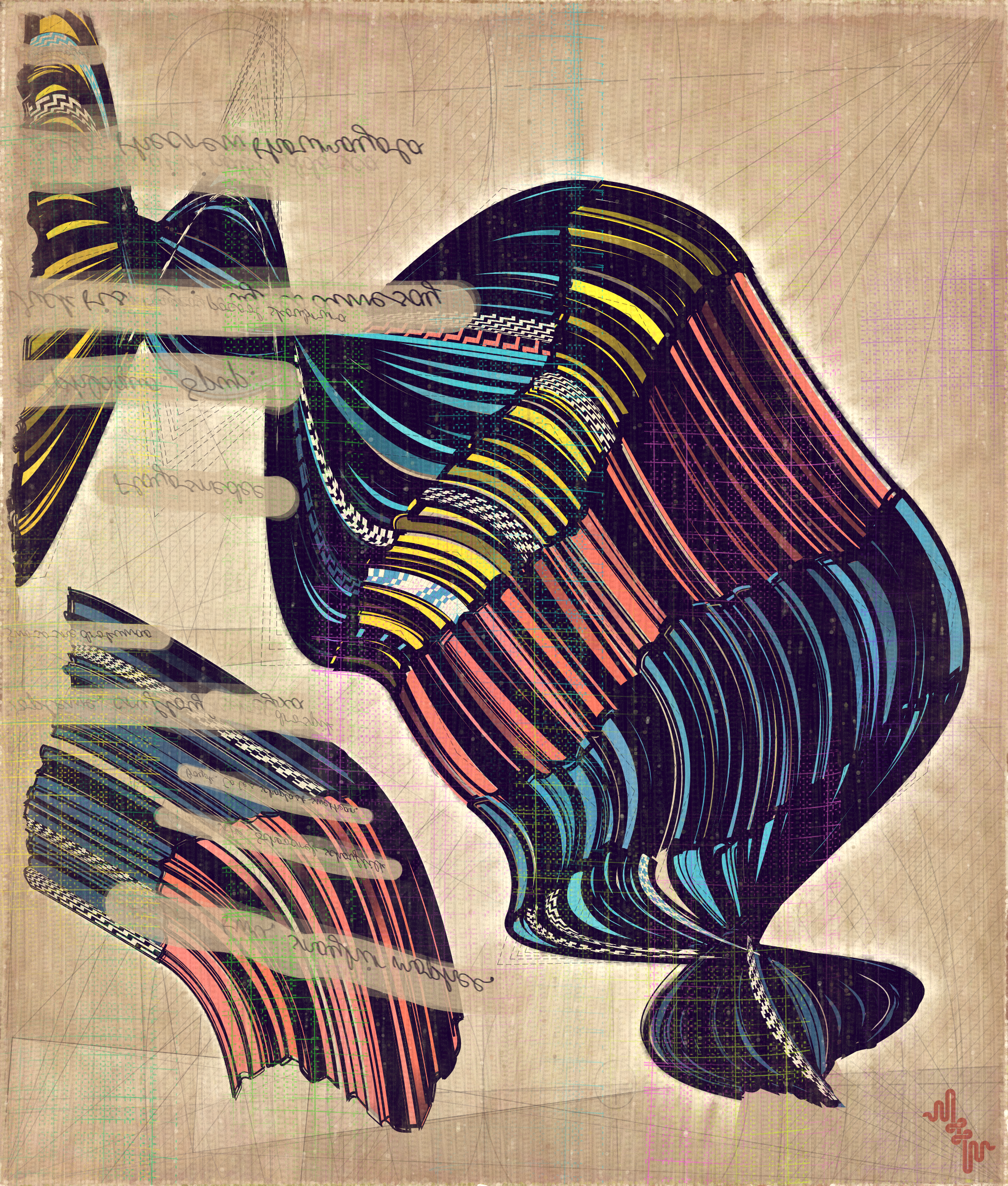 Amplitudes of Canvas #215