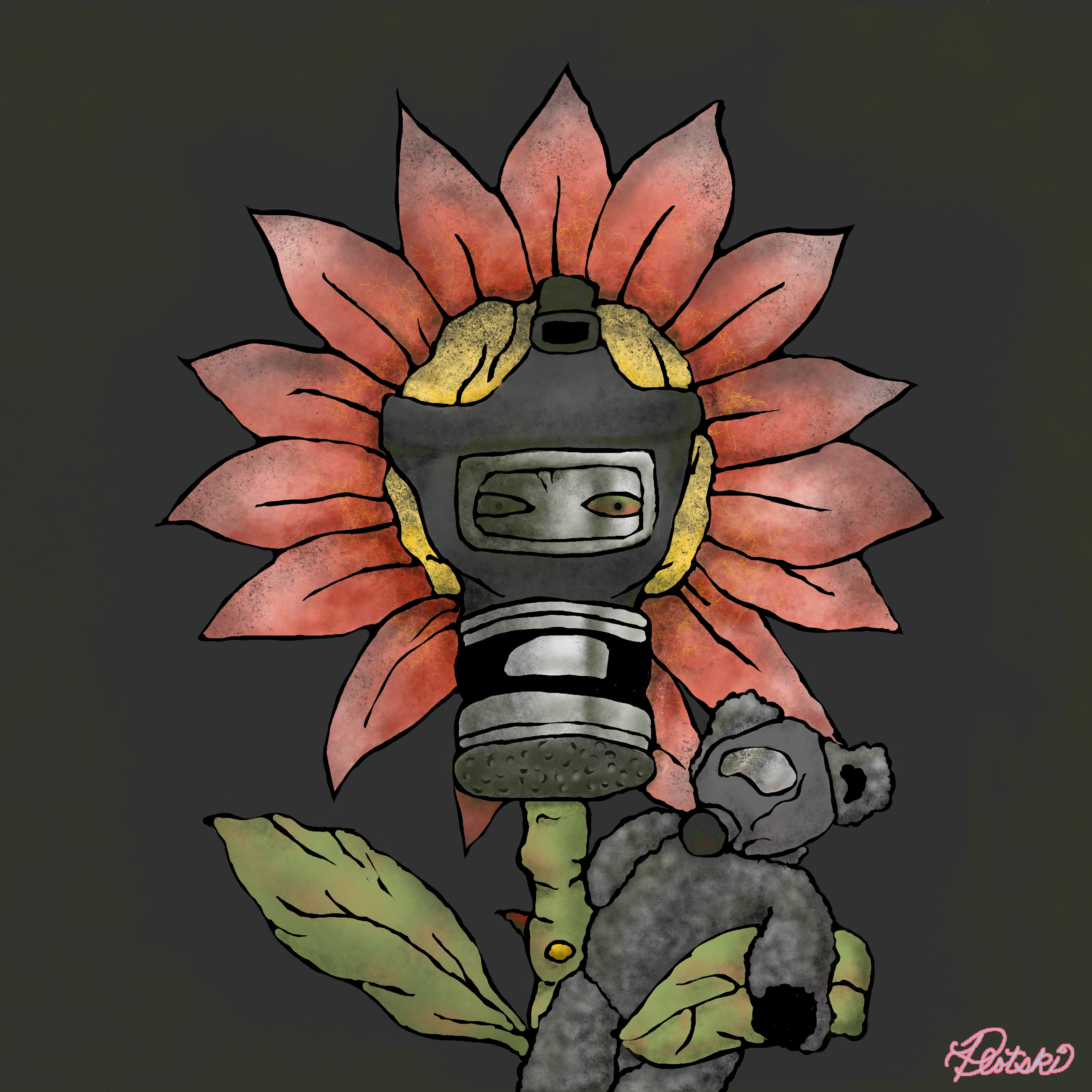 Lurk Loves you Flower Face x Discord Art x Plotski x Taylor WTF Best Friends