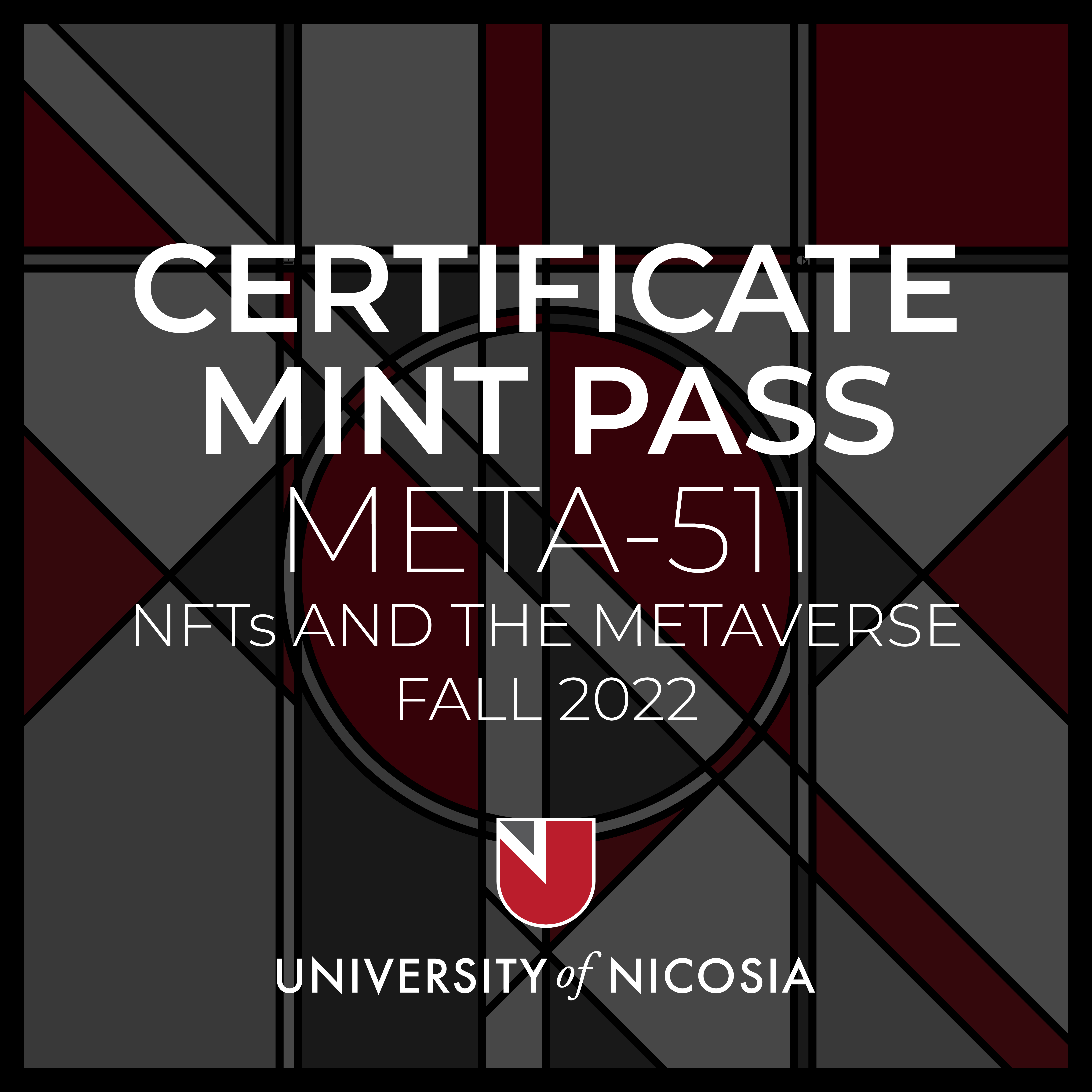 META-511 - Certificate Mint Pass - Fall 2022 #143/840