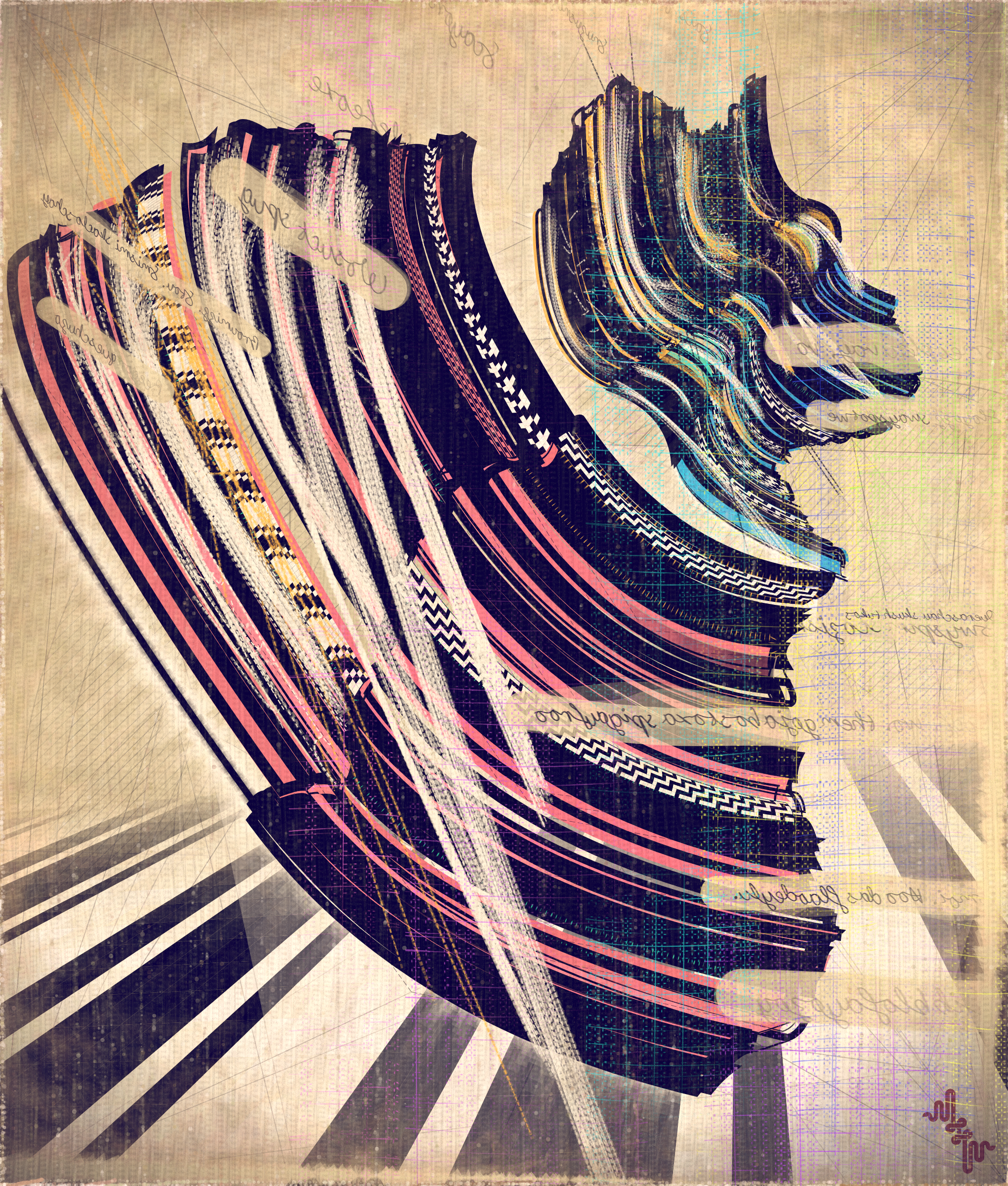 Amplitudes of Canvas #398