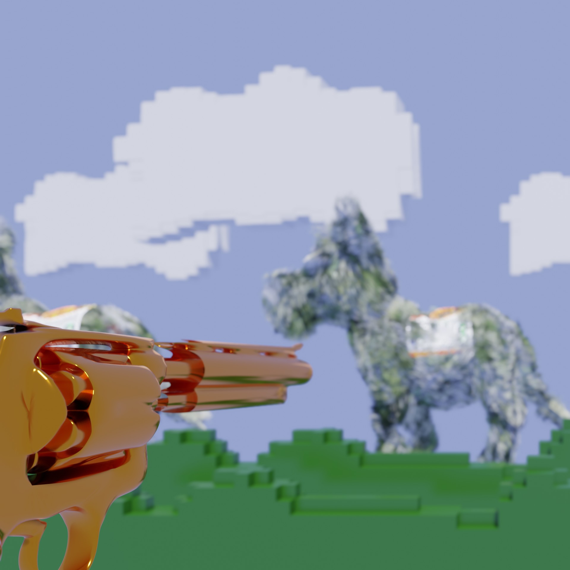 Shoot the donkey