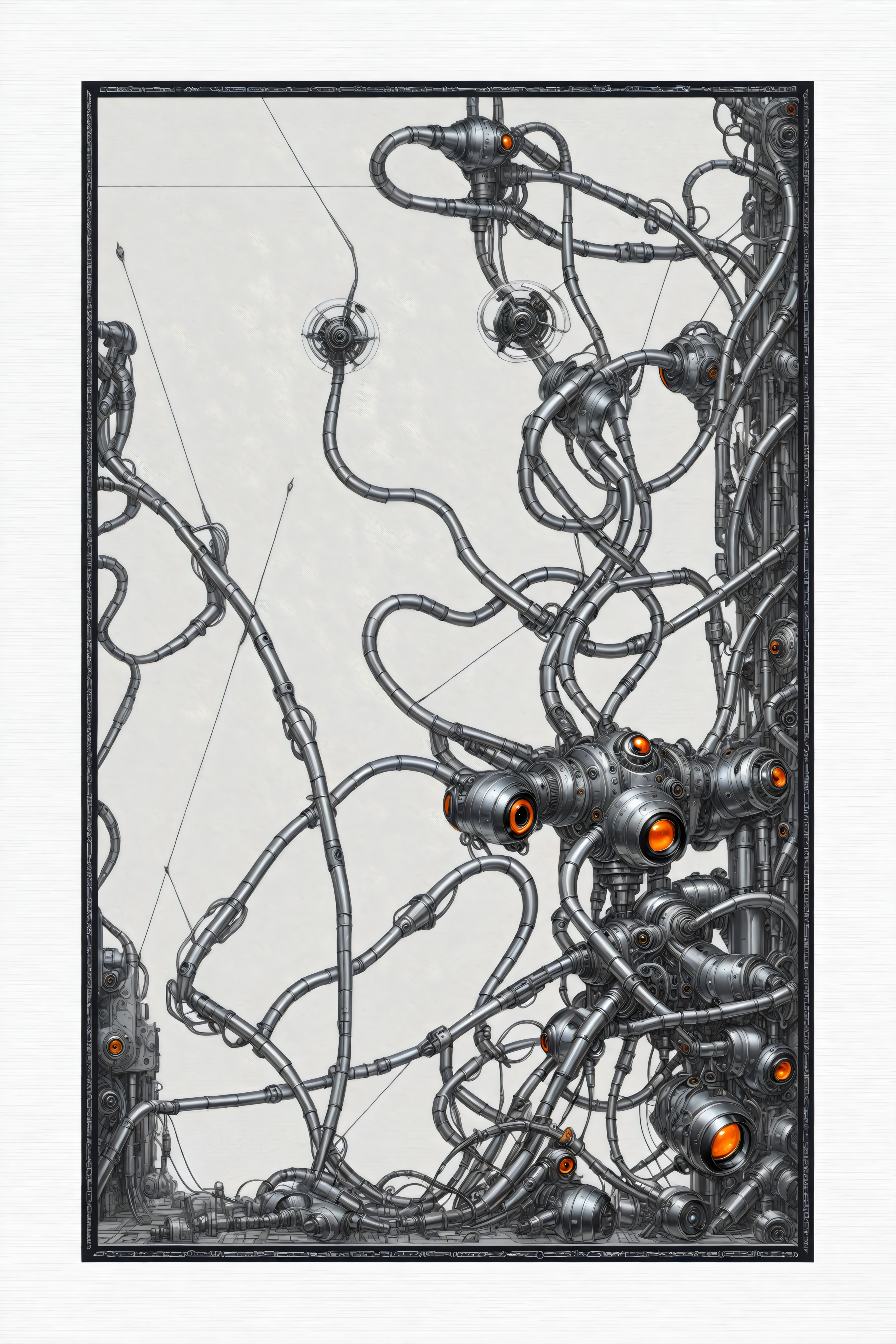 UBK #107 Orange Insects