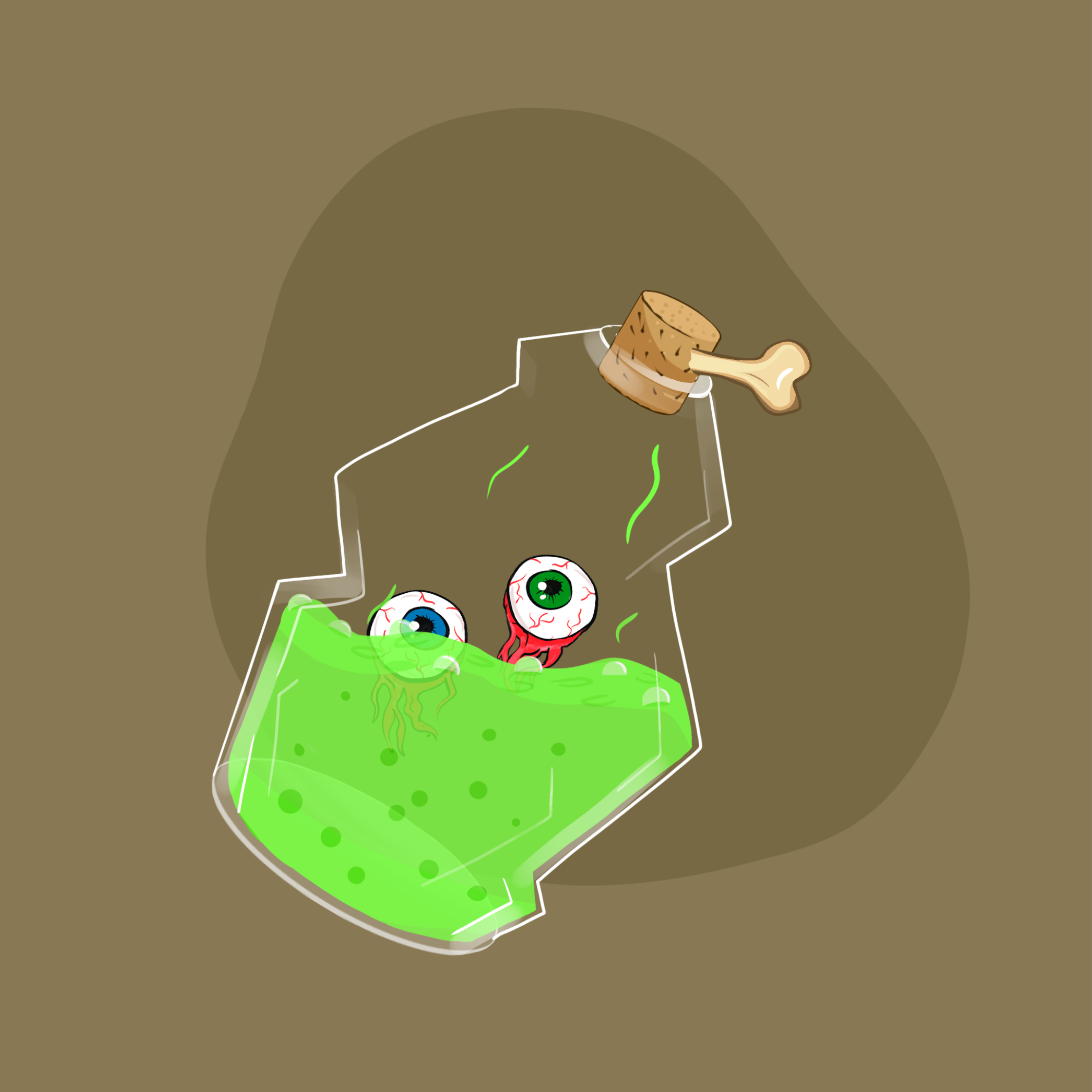 Space Pirate Bottles #1638