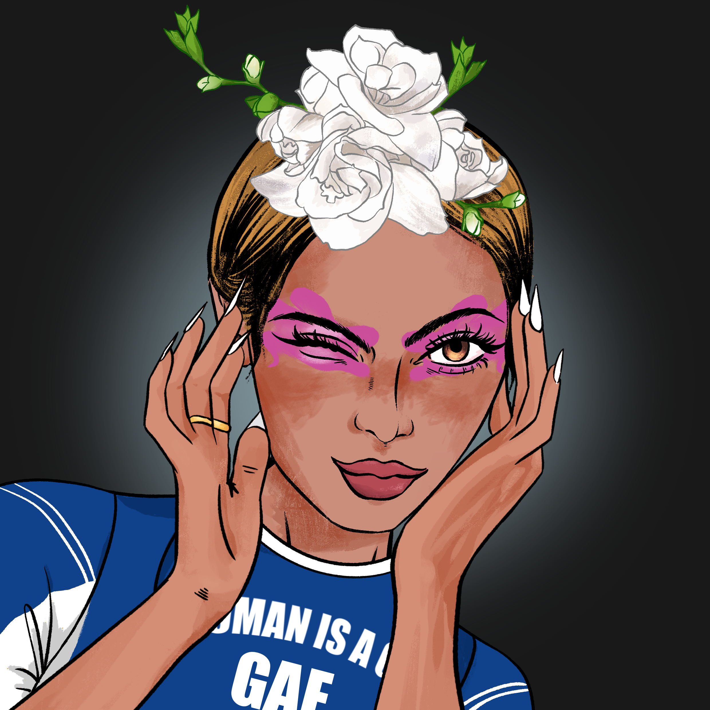 Girls and Flowers #3622