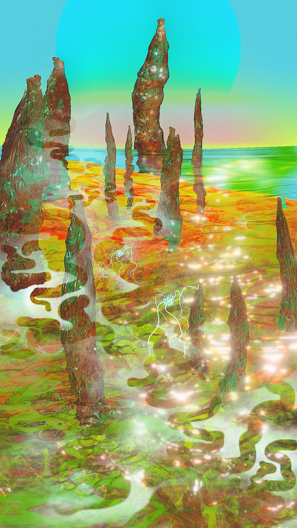 beauty can hide an acid sea