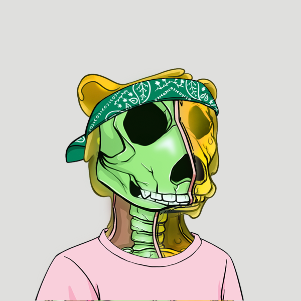 Zombie Okay Bear #3496