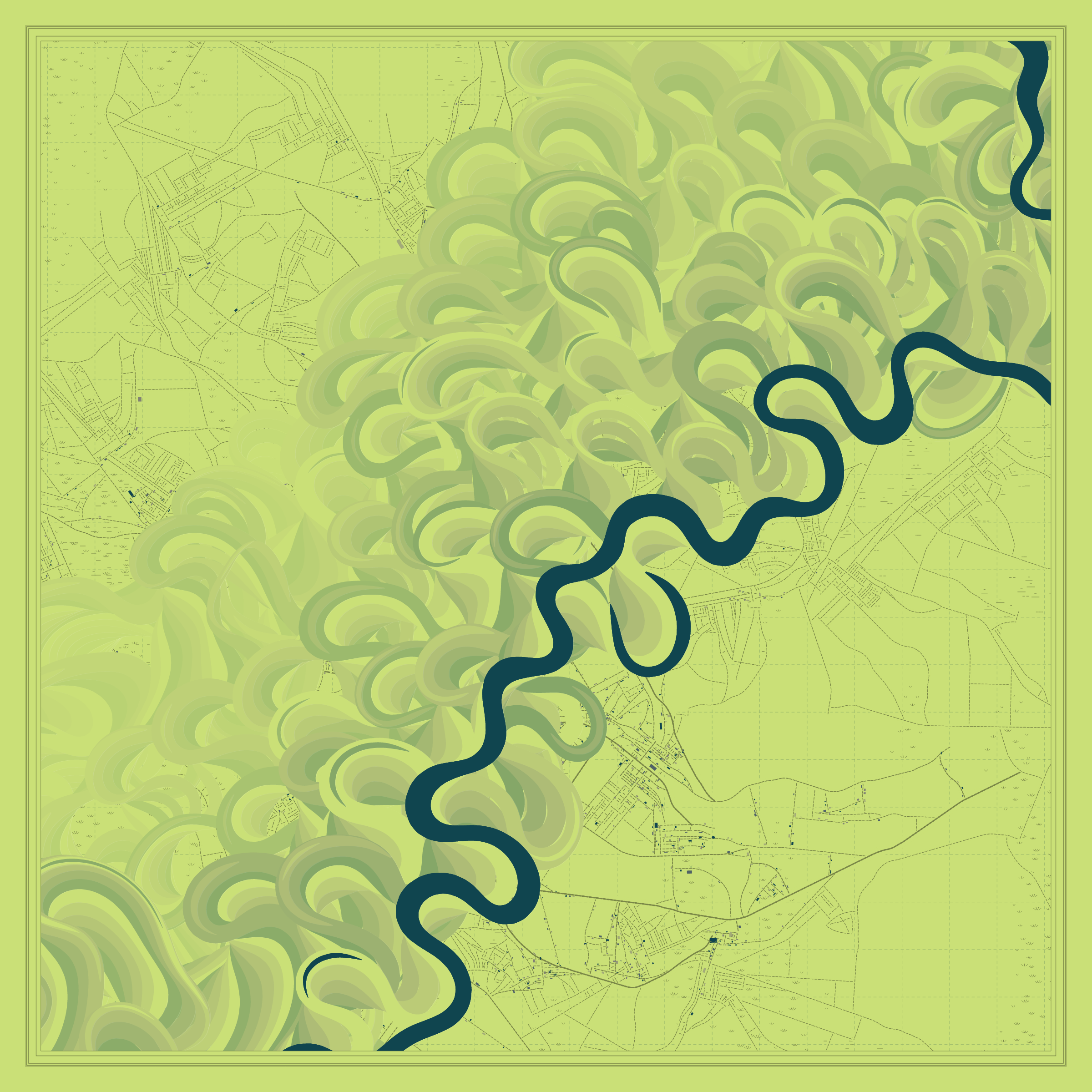 Ancient Courses of Fictional Rivers #806