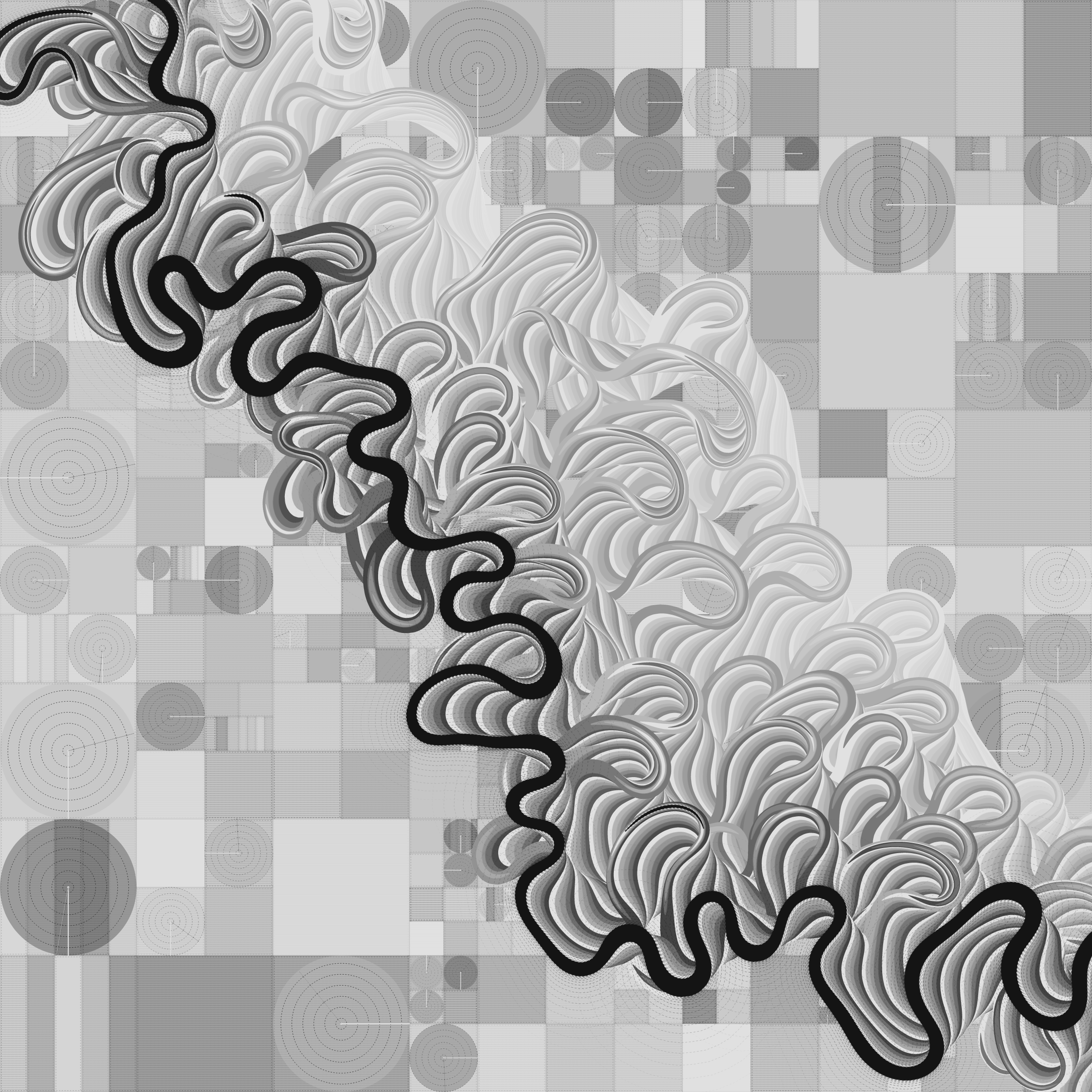 Ancient Courses of Fictional Rivers #25