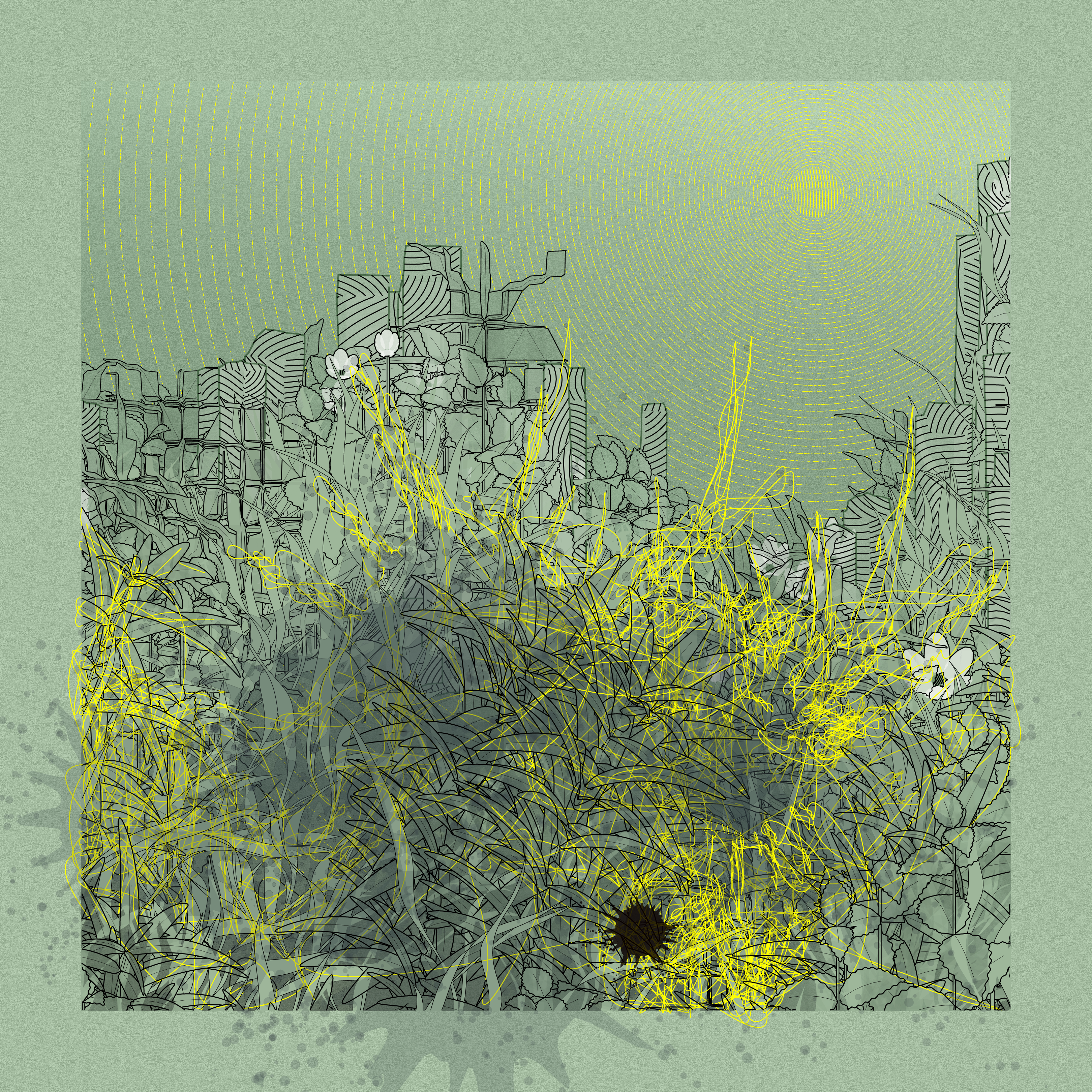 Landscape with Carbon Capture #3964