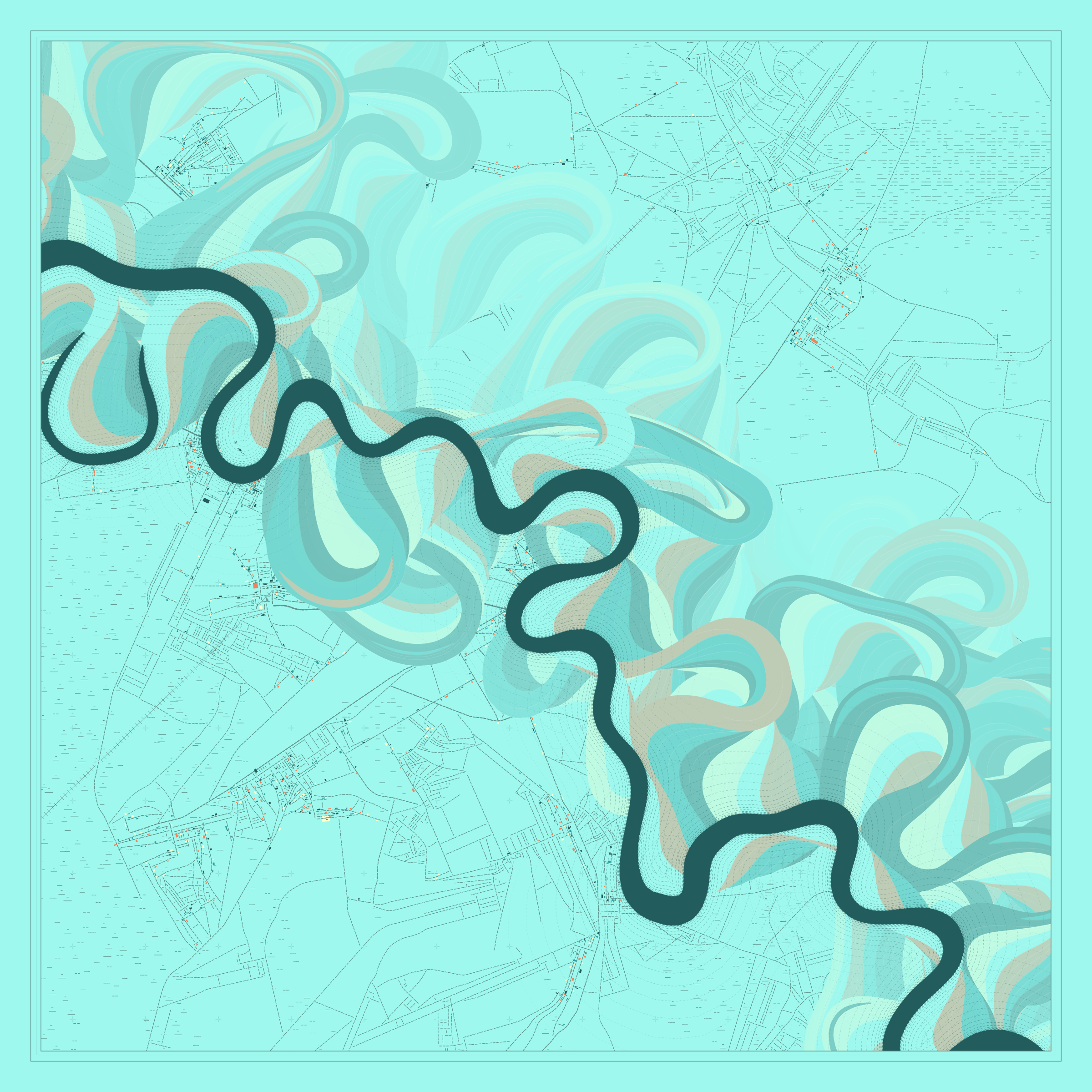 Ancient Courses of Fictional Rivers #437