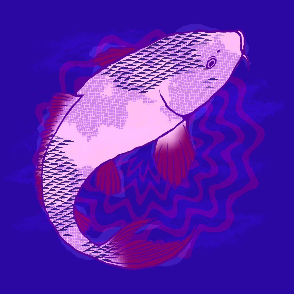 Generative patterns "NISHIKIGOI" #9880
