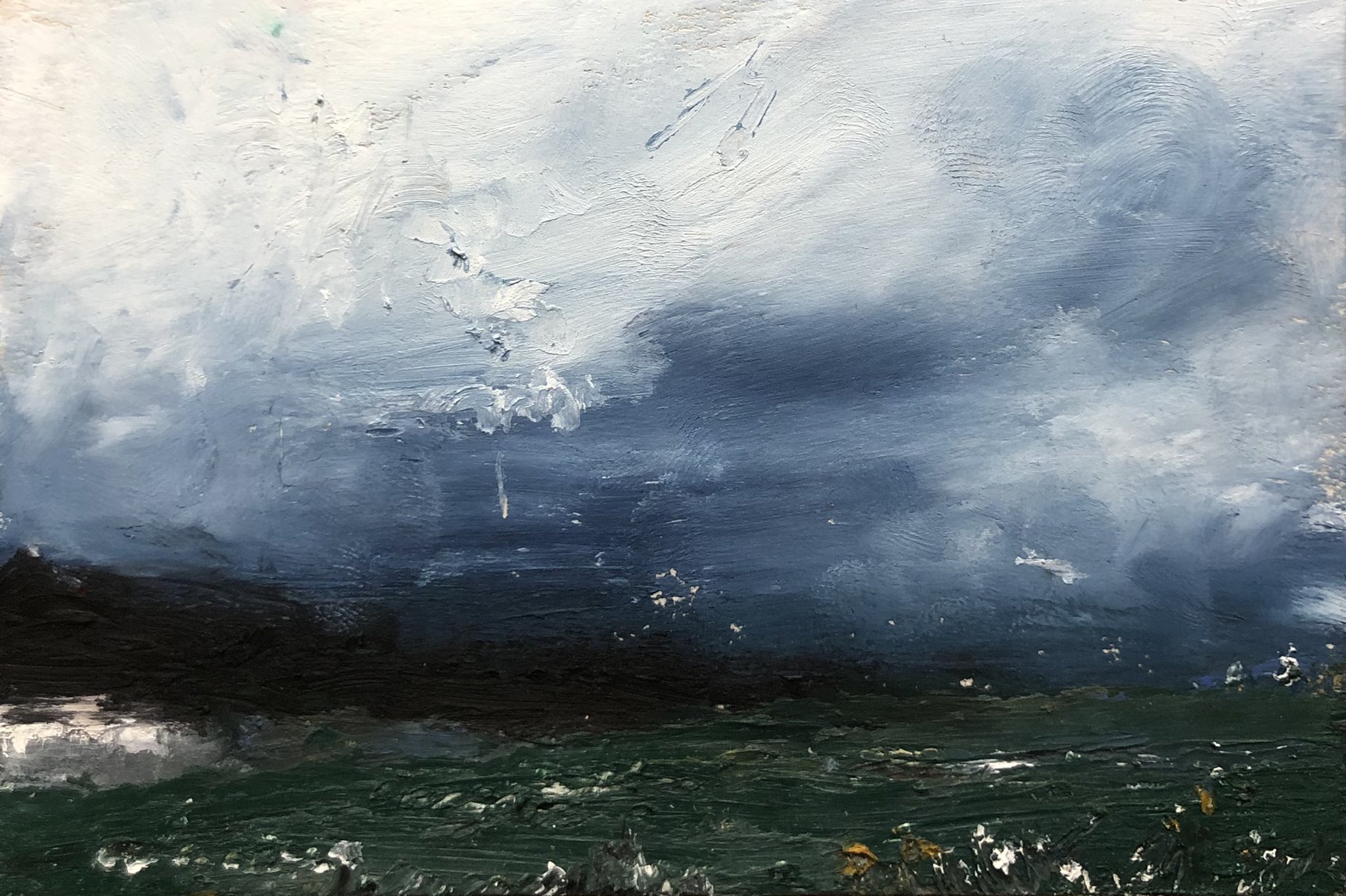 Approaching the storm