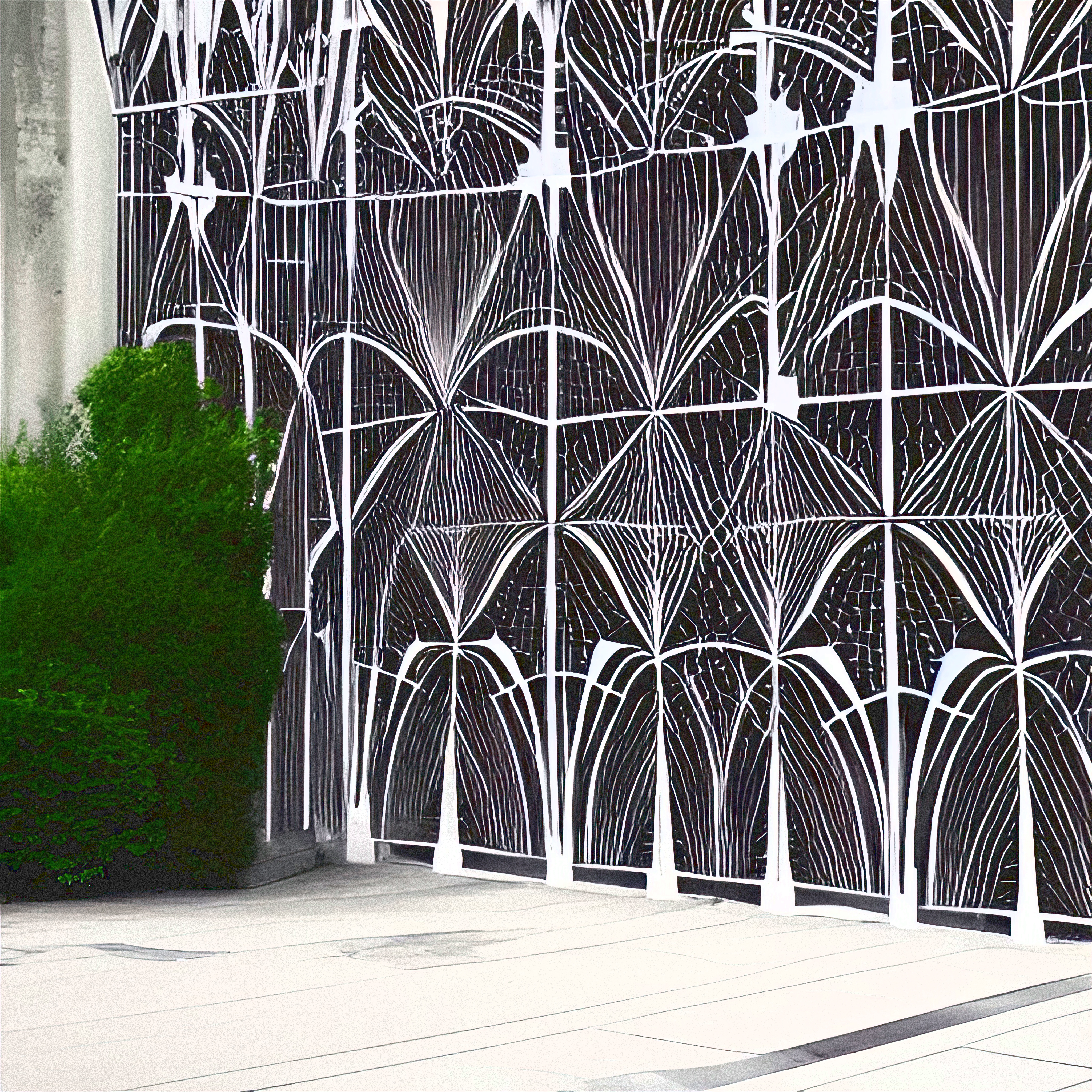 Silk Stained Glass #30