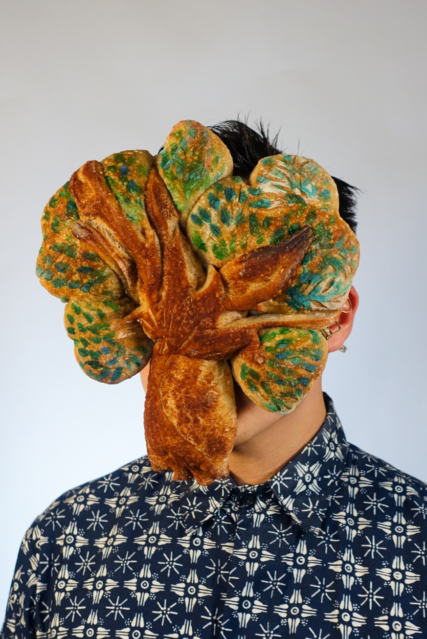 Cocoa and Matcha Sourdough Tree