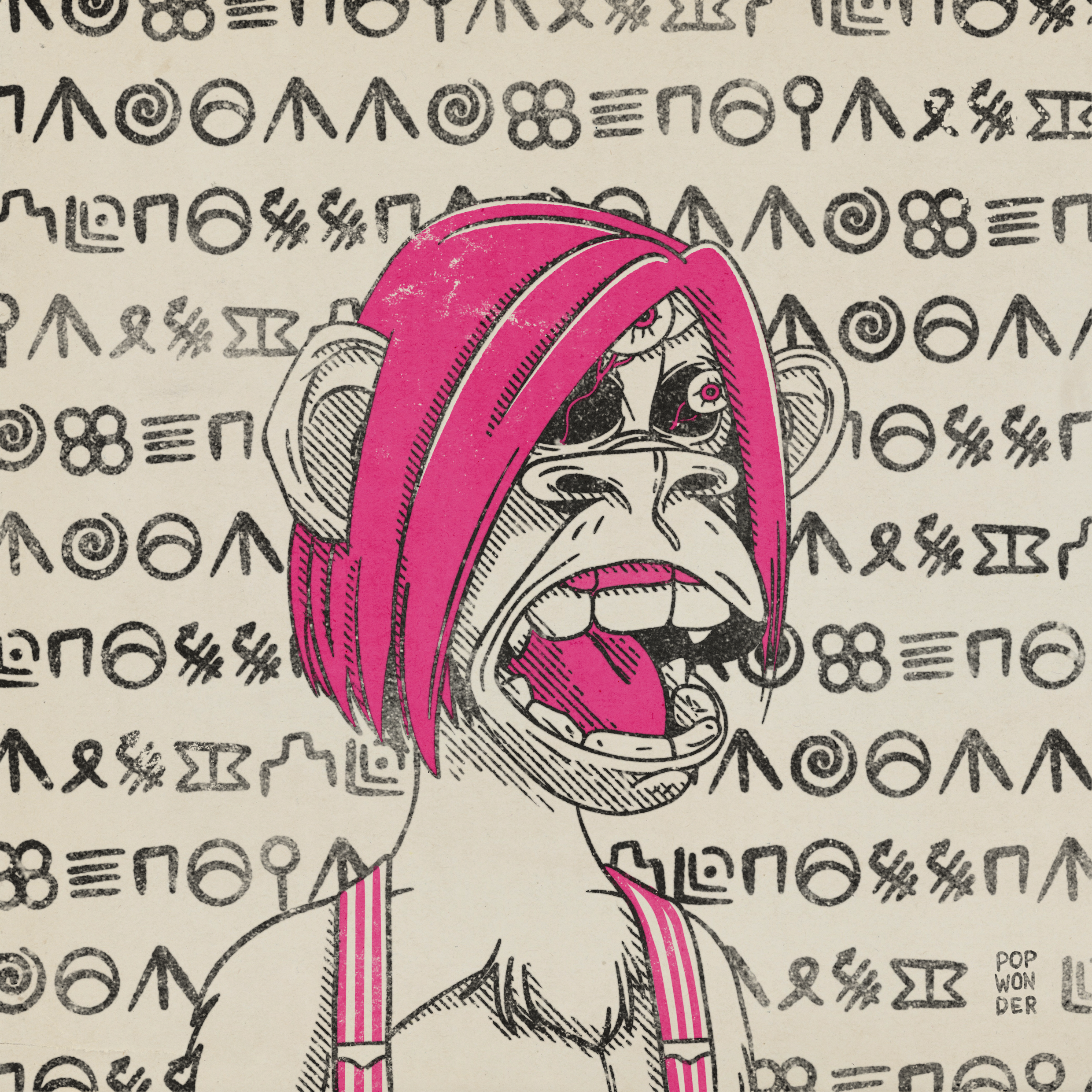 Bored Ape #3147 // Pop Wonder Remix