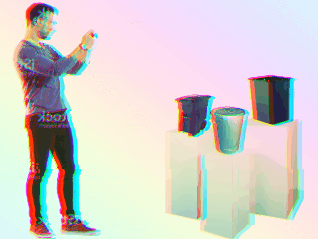 Portrait of a Master CrytpoArtist With a Group of Models