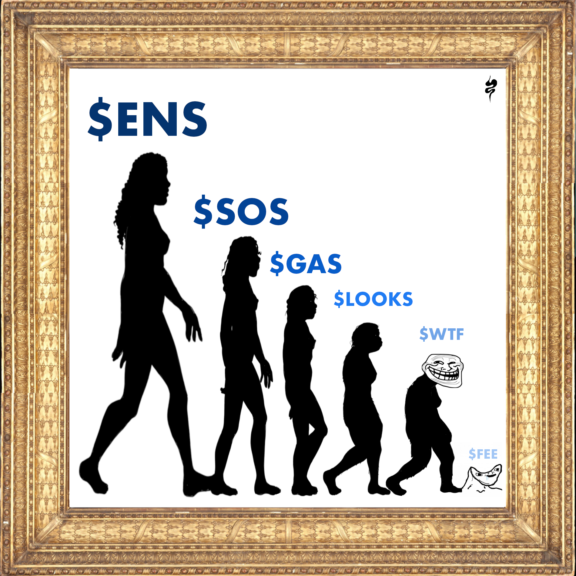 CryptoStella #103: $ENS $SOS $GAS $LOOKS $WTF $FEE