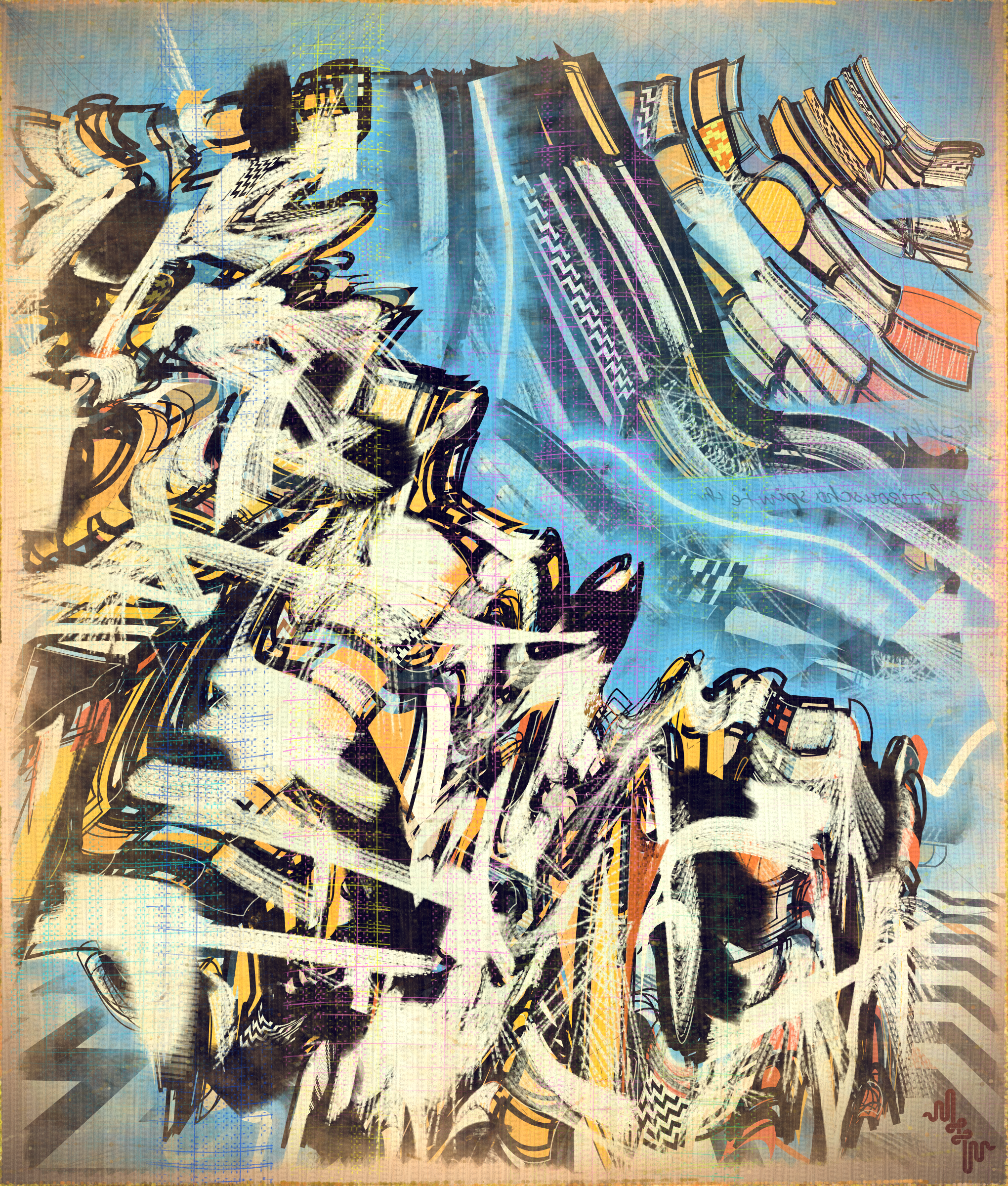Amplitudes of Canvas #231