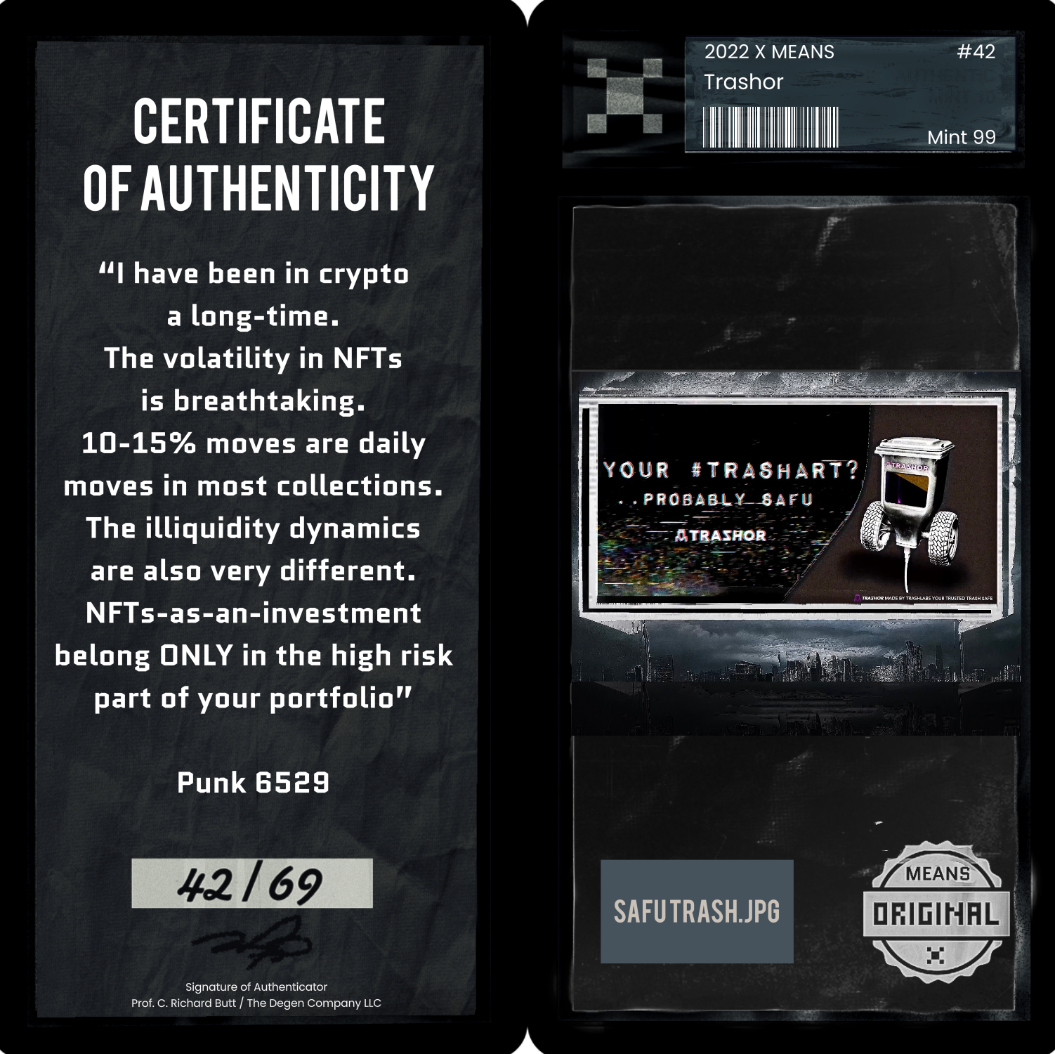 The Means | SAFU Trash