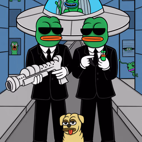 Frogs In Black