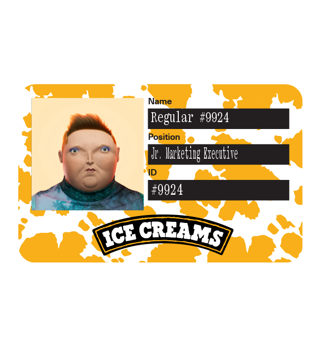 22.75 Ⓡ / week, Ice Creams