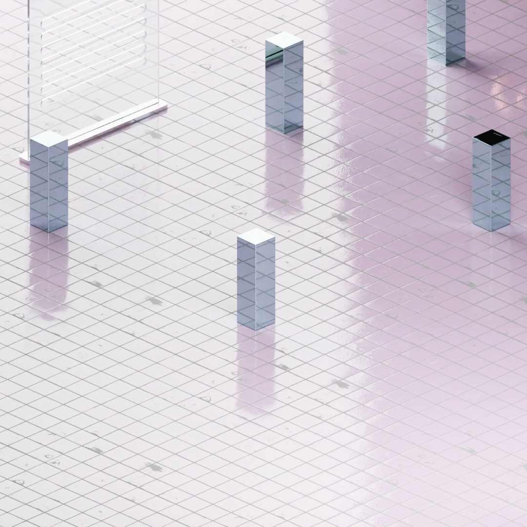 Pink tiles, destruct