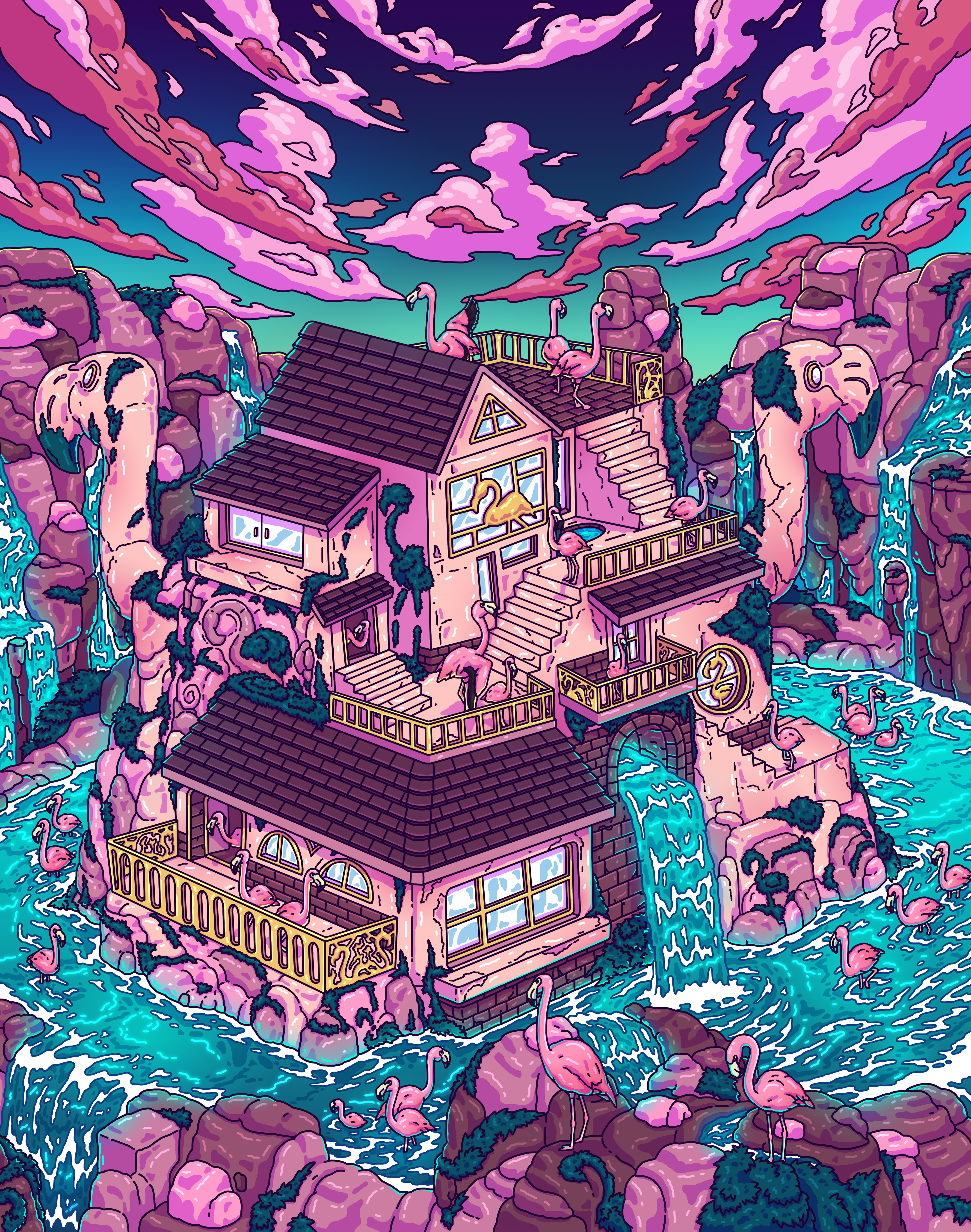 FLAMINGO HOUSE: LAVAAGANG