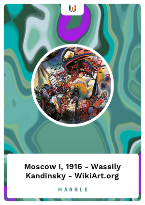 Moscow I, 1916 - Wassily Kandinsky - WikiArt.org