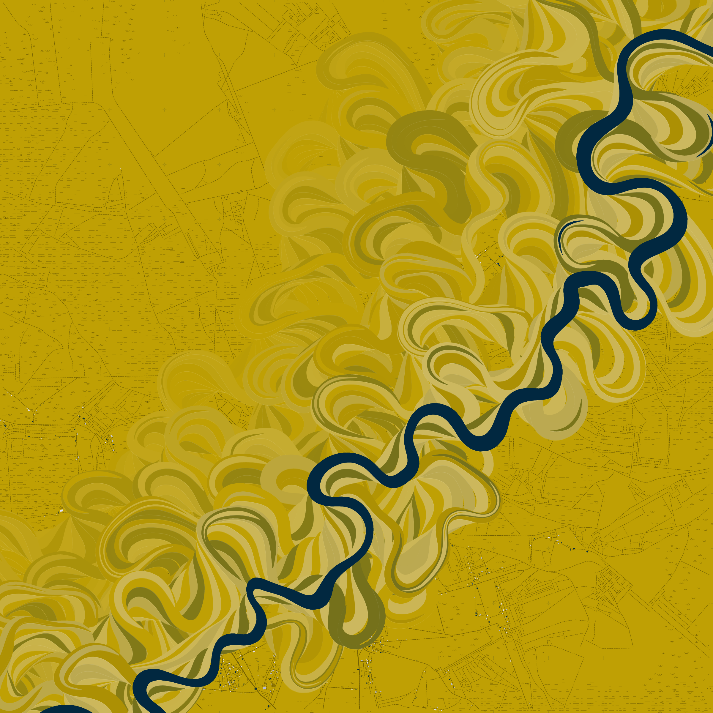 Ancient Courses of Fictional Rivers #36